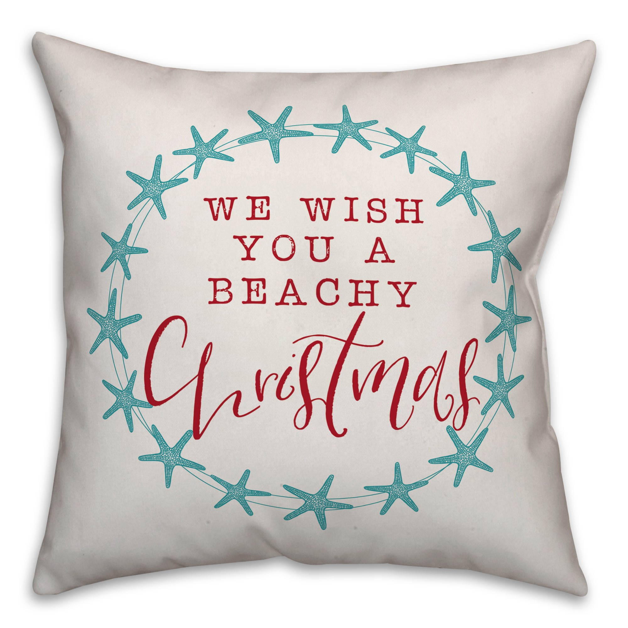 Starfish Wreath Pillow