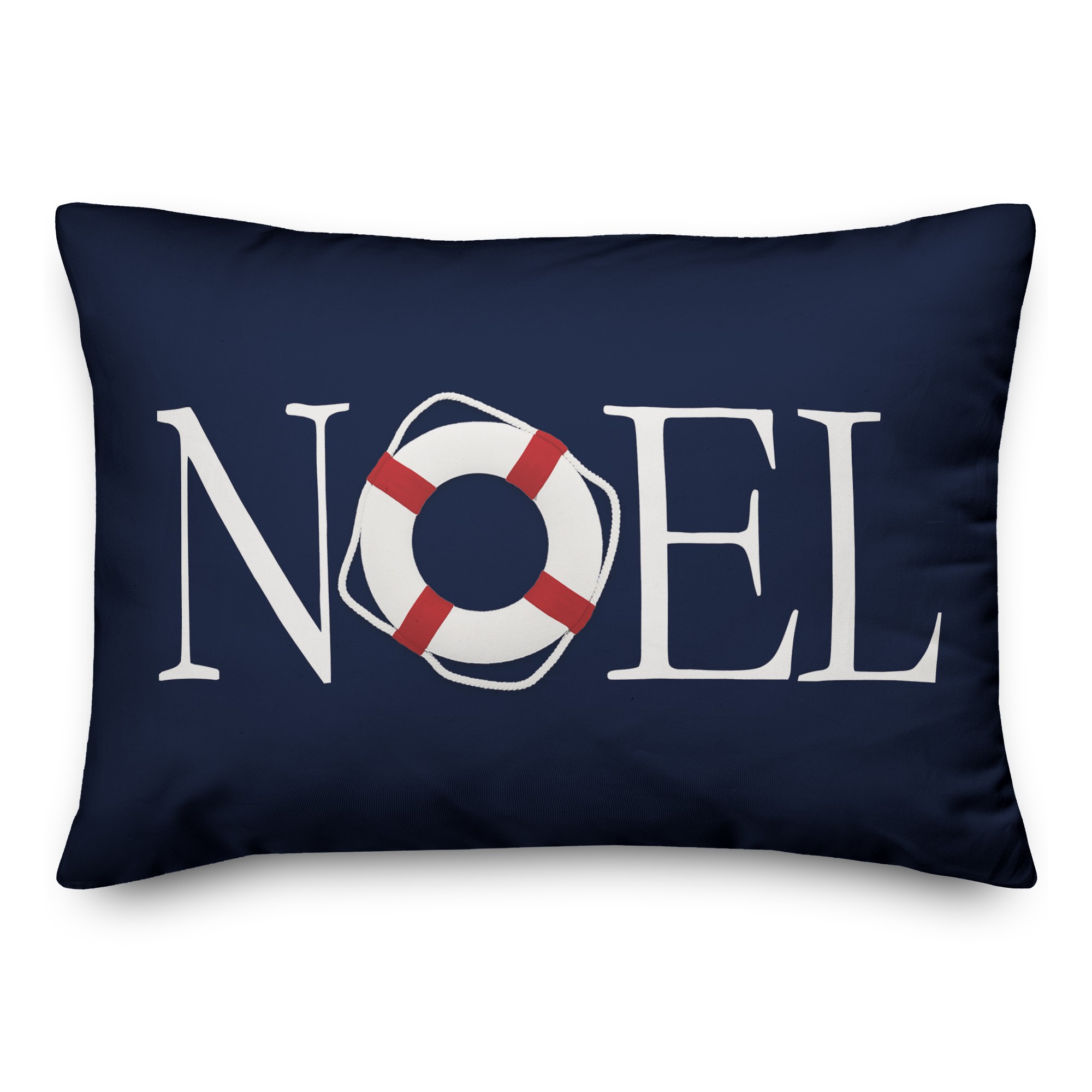 Noel Life Preserver Pillow