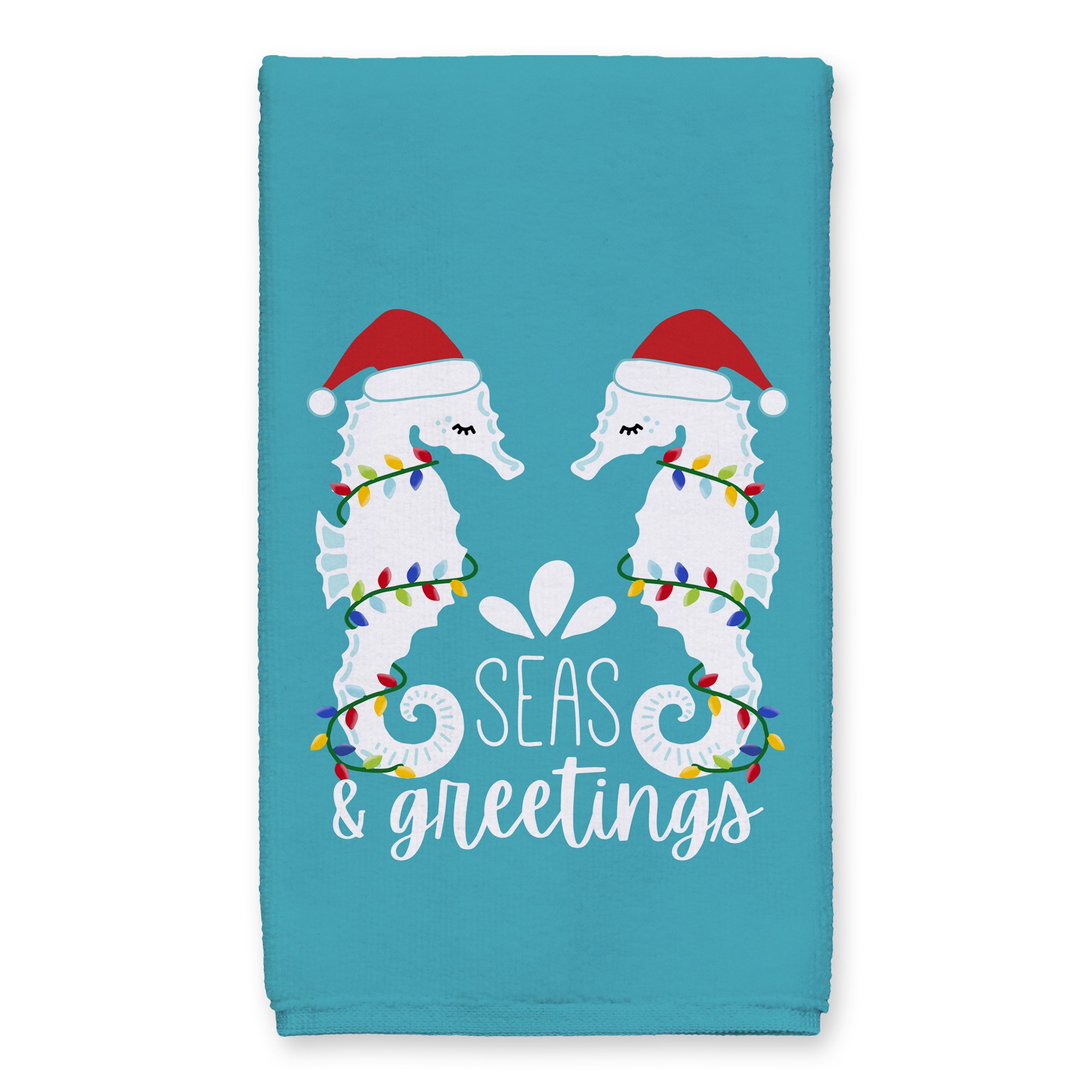 Seas and Greetings Seahorses 16x25 Towel