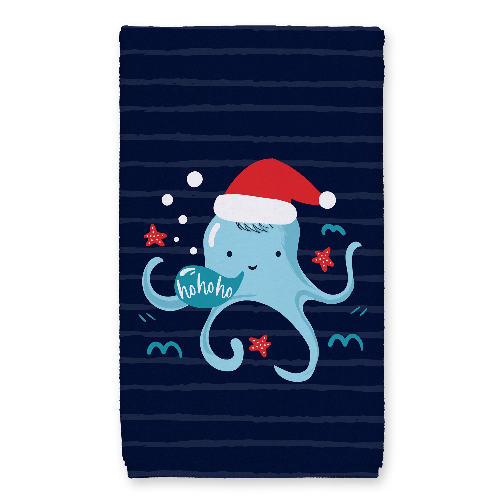 Ho Ho Ho Octopus 16x25 Towel
