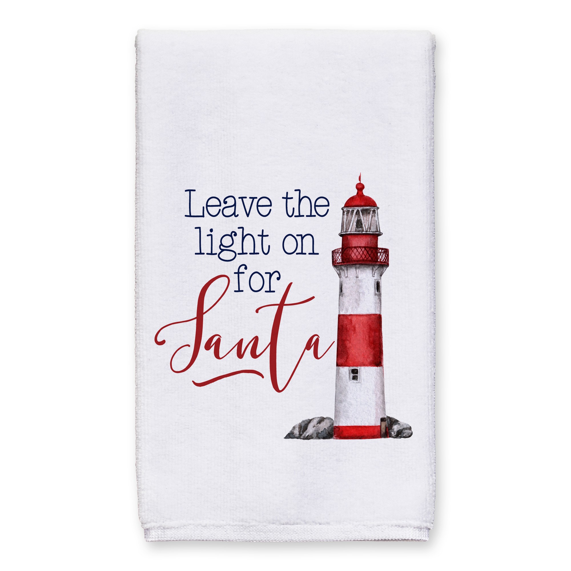 Leave the Light on for Santa 16x25 Towel