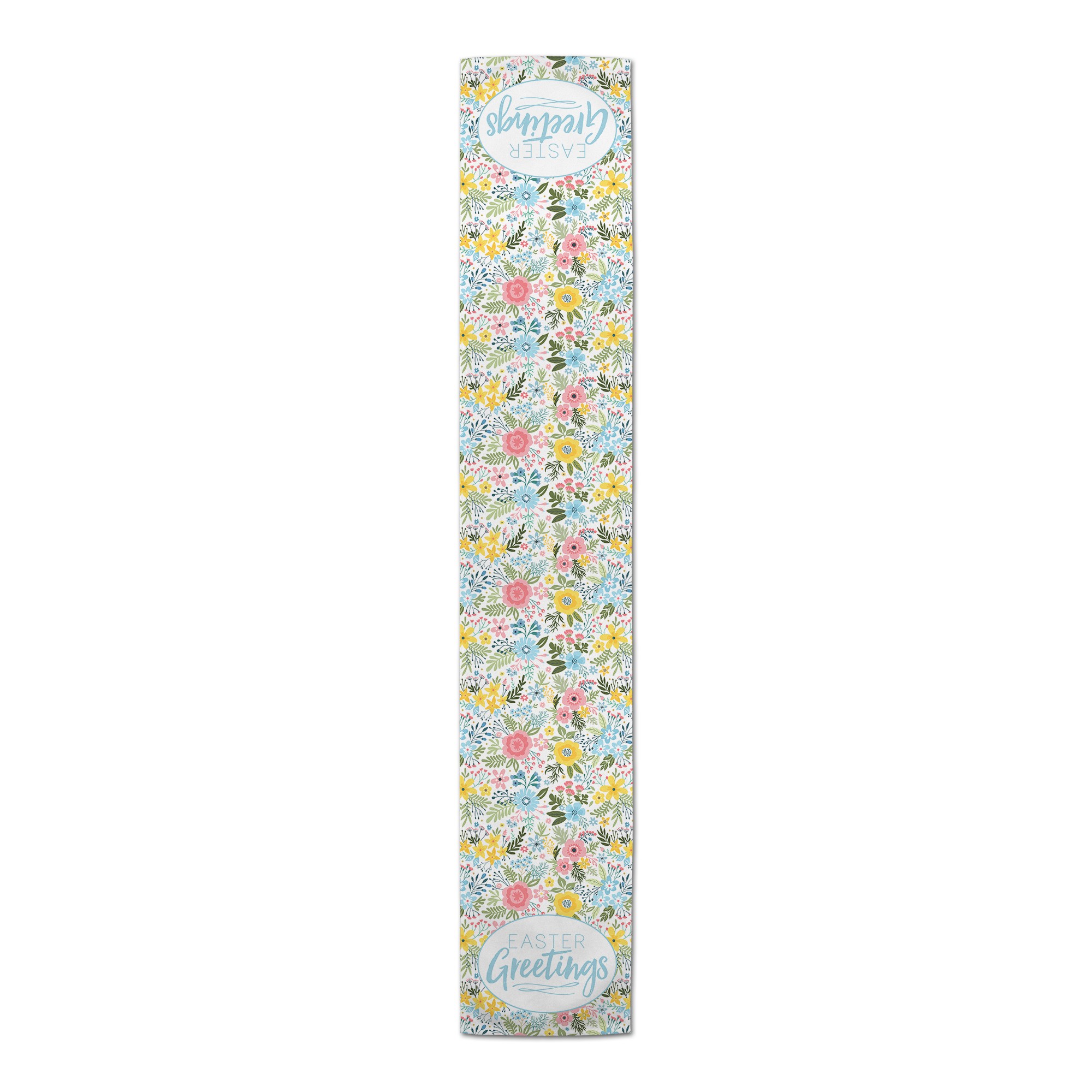 Floral Easter Greetings Runner