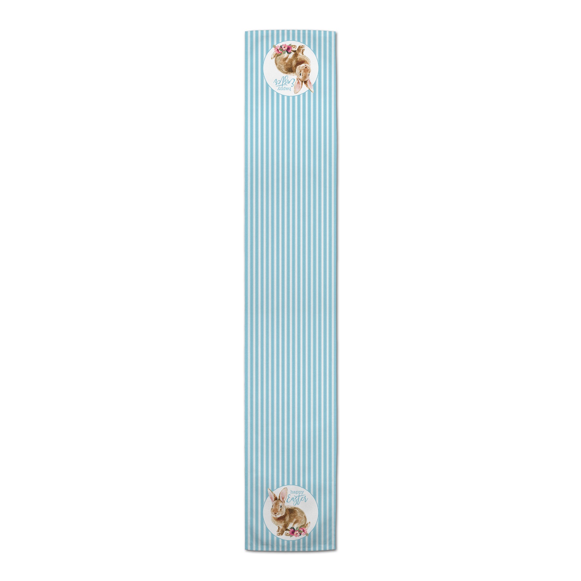 Floral Happy Easter Bunny Runner