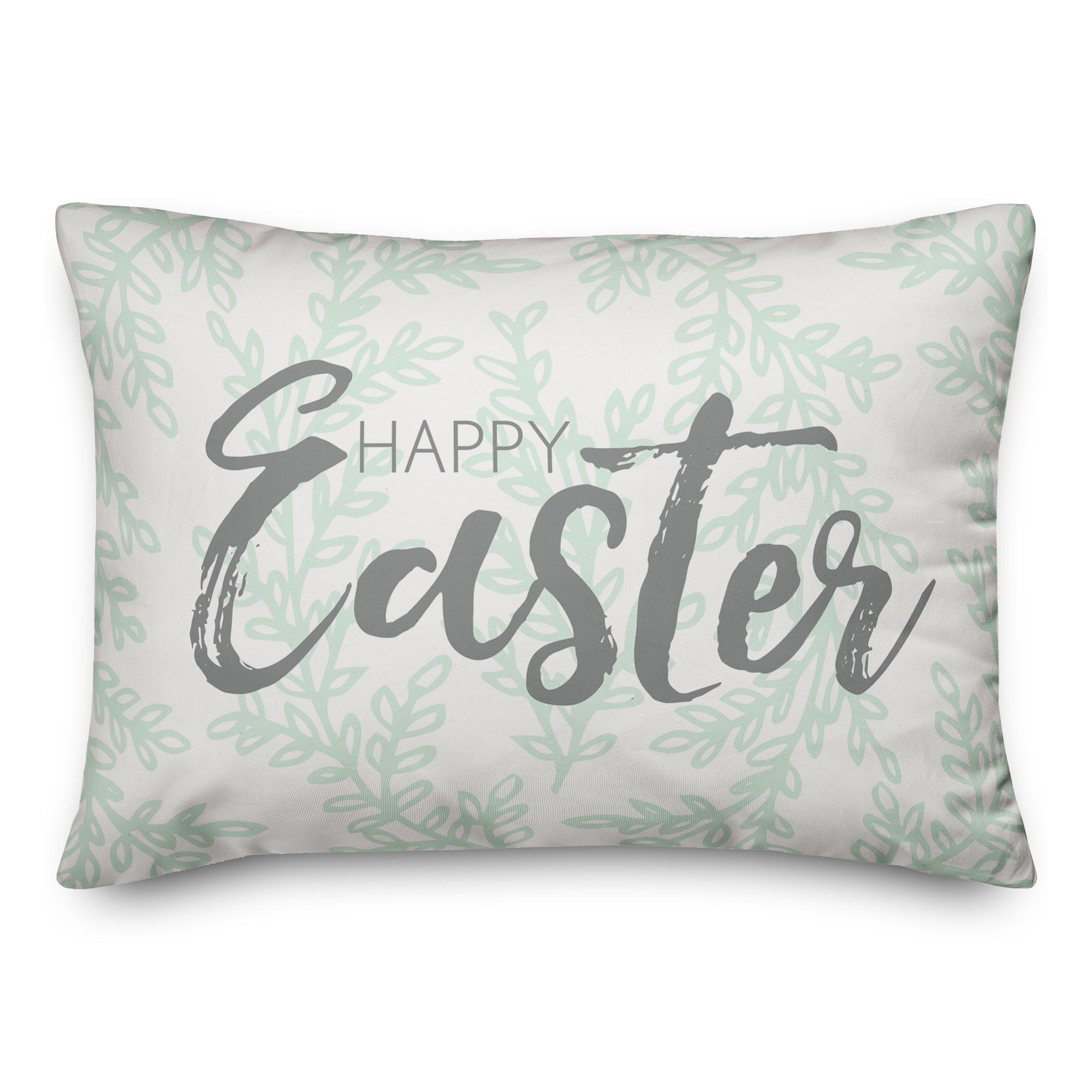 Script Happy Easter  14x20 Spun Poly Pillow