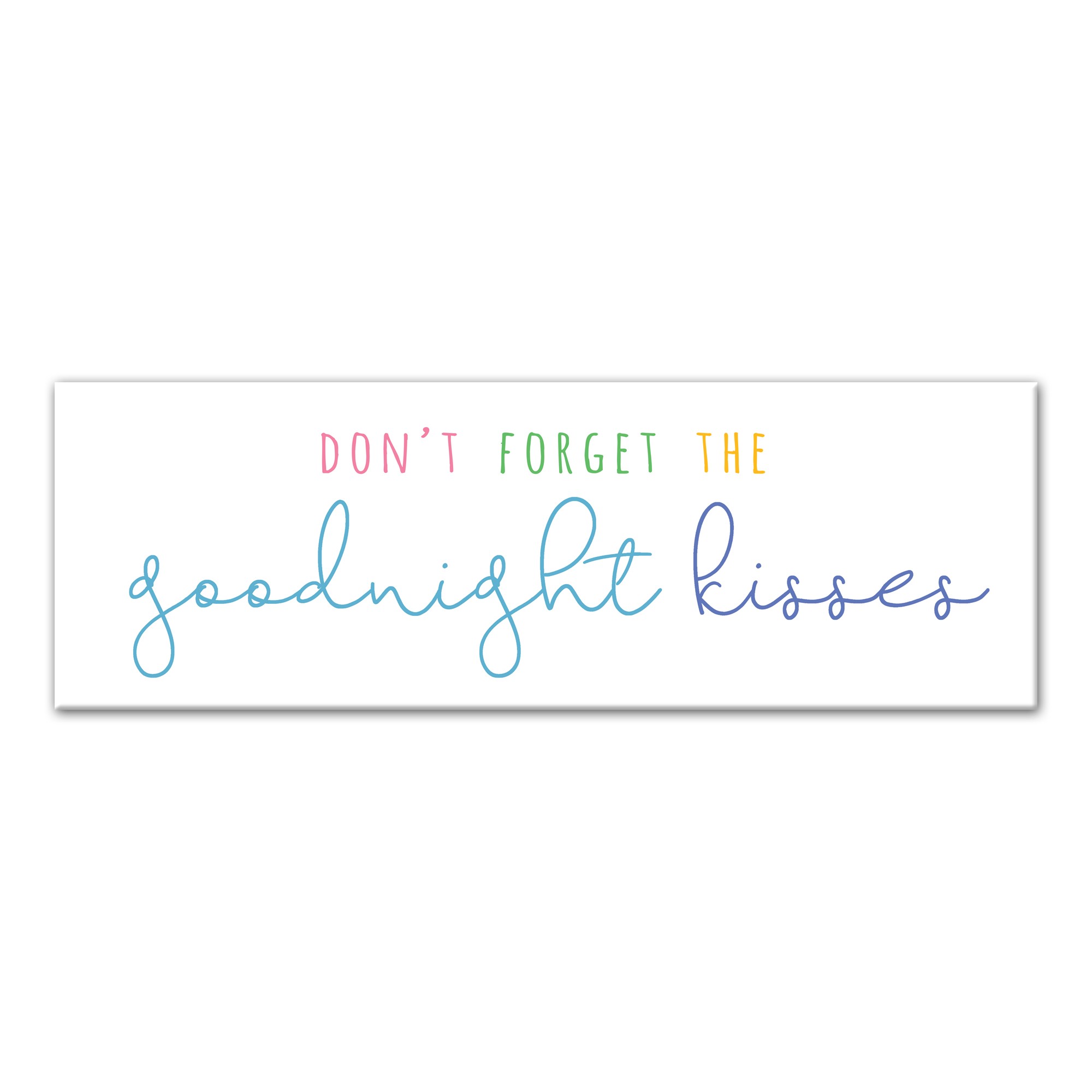 Don't Forget The Goodnight Kisses Wall Art