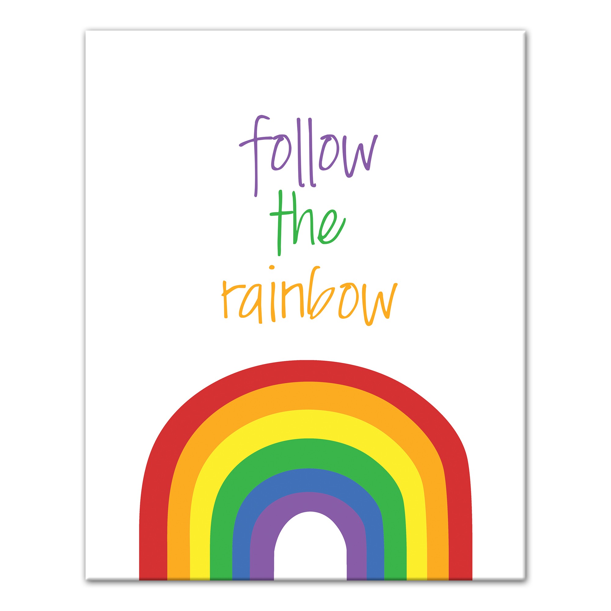 Follow The Rainbow Wall Art