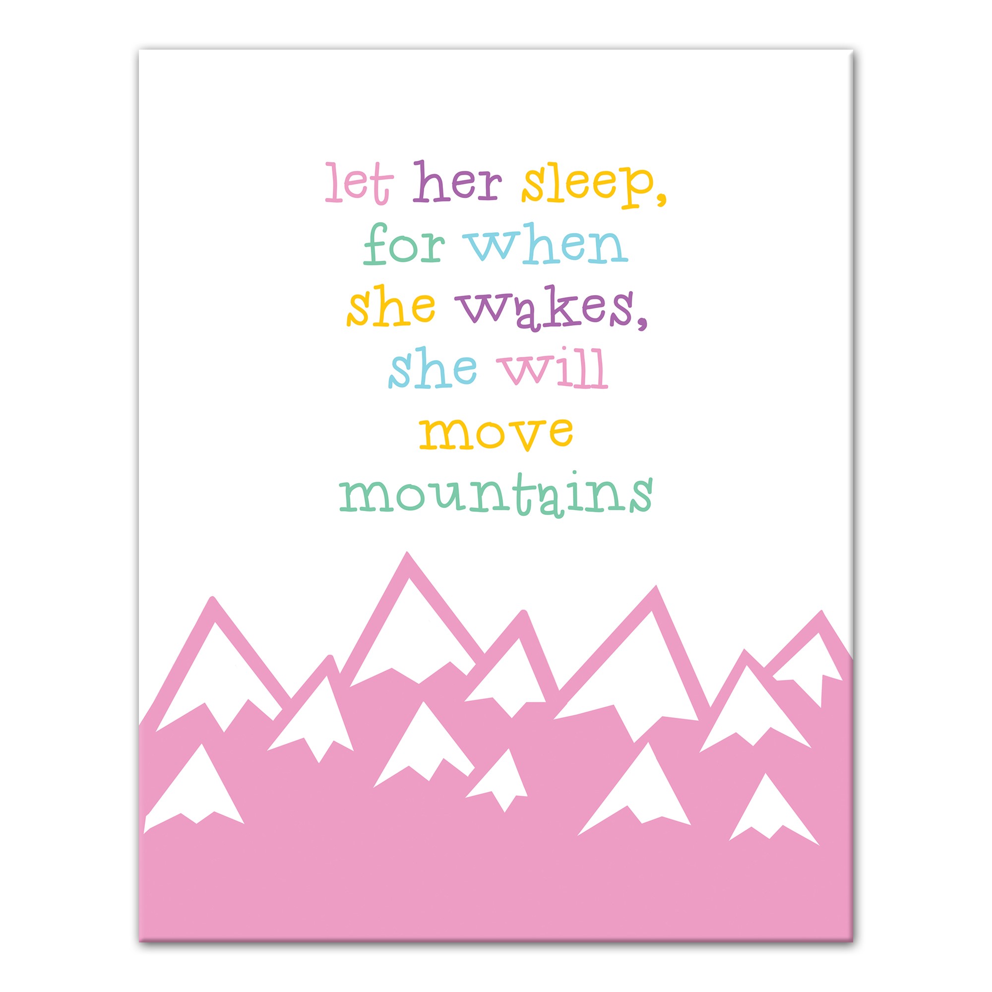 Let Her Sleep, She Will Move Mountains Wall Art