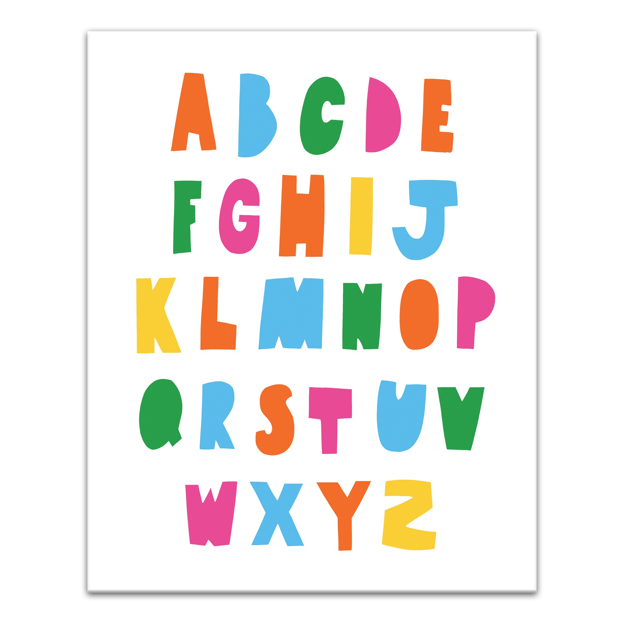 Colorful Kids ABC Wall Art