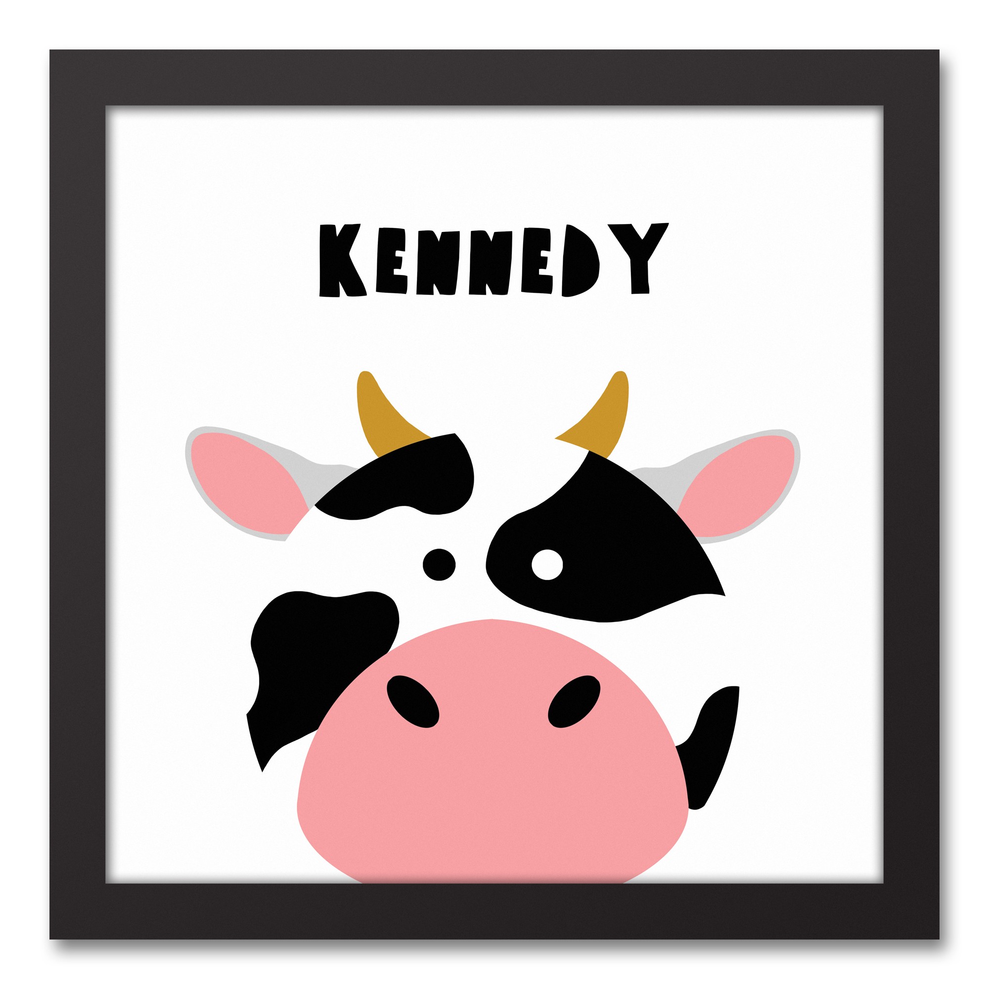Cow Face Friend Wall Art