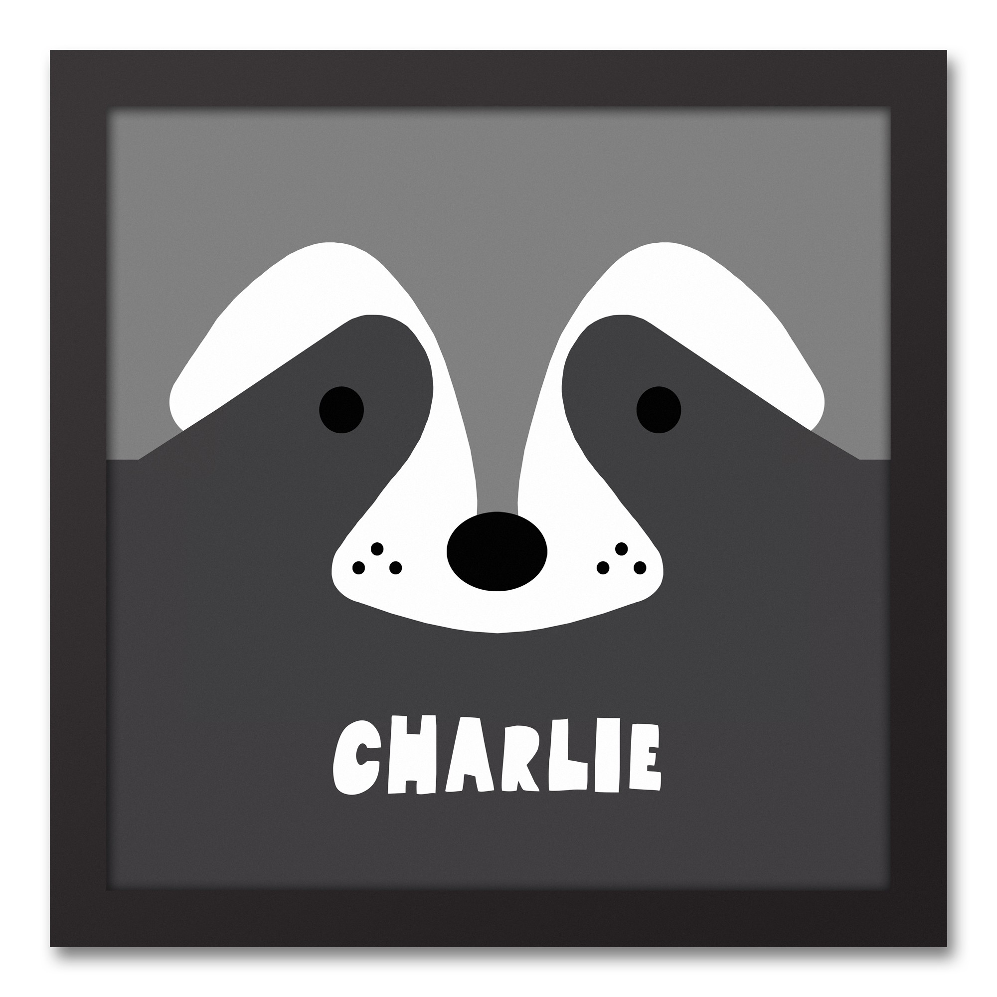 Raccoon Face Friend Wall Art