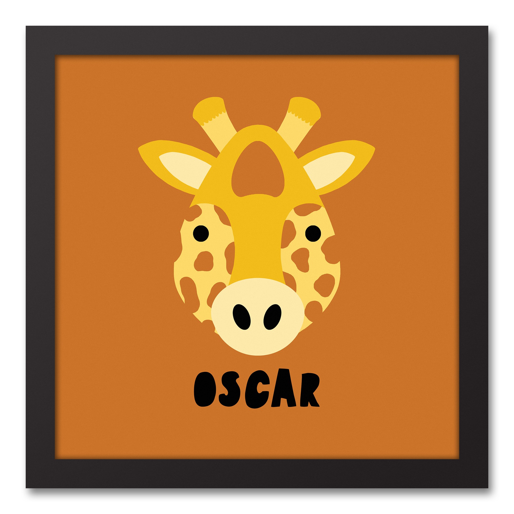 Giraffe Face Friend Wall Art