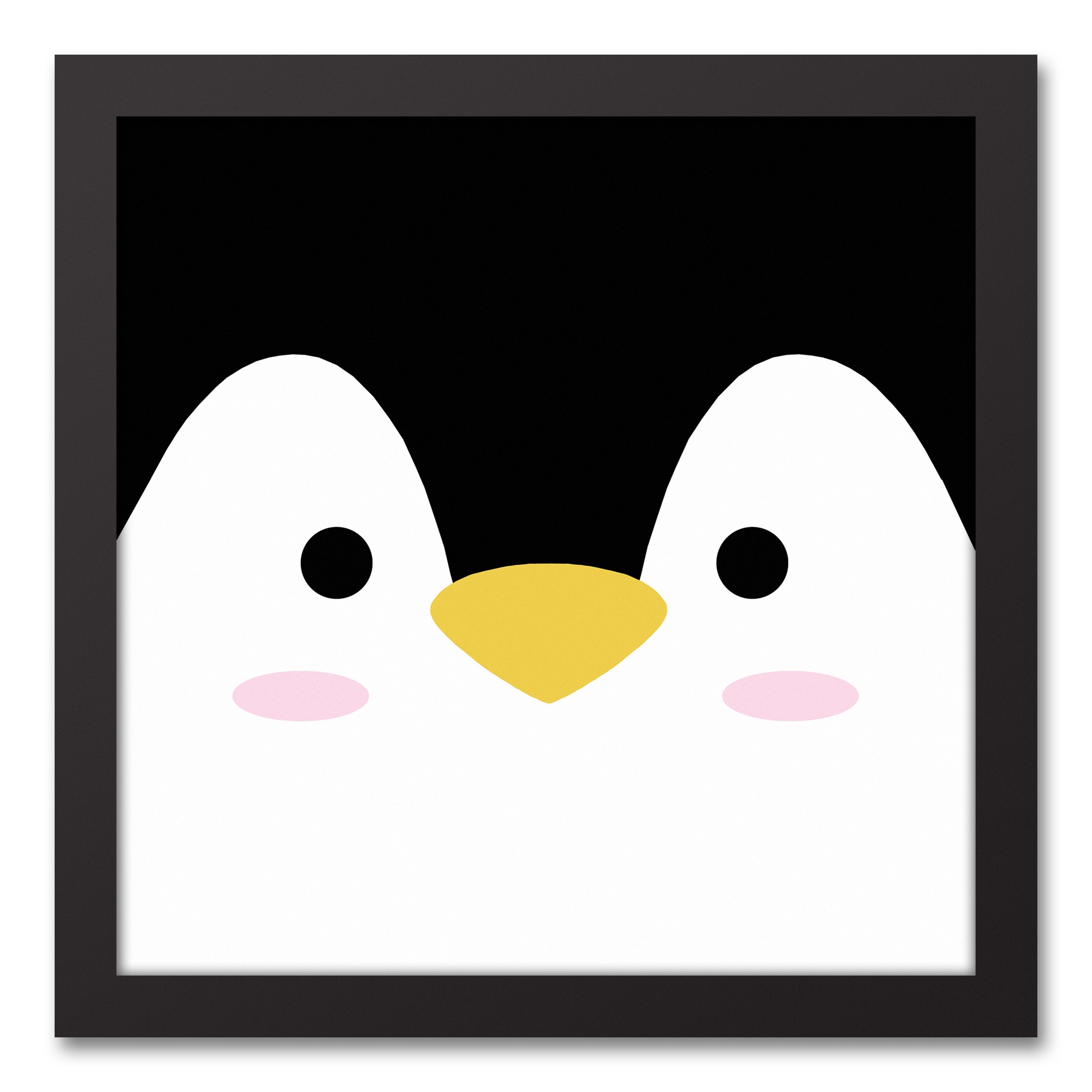 Penguin Face Friend Wall Art