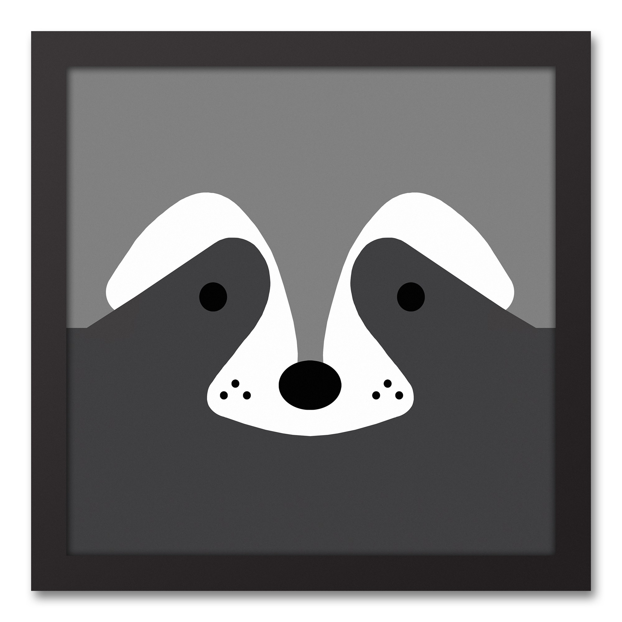 Raccoon Face Friend Wall Art
