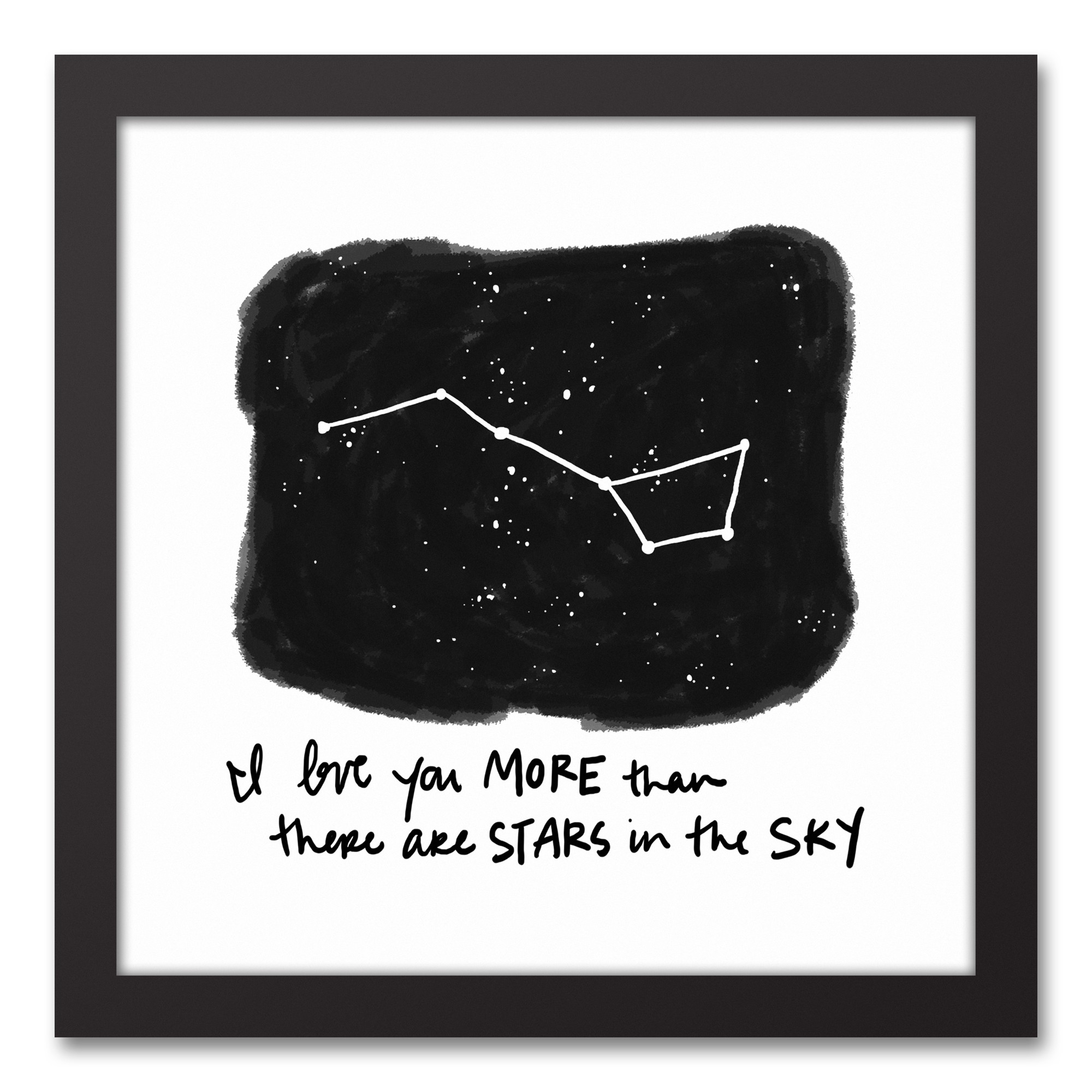 Love You More Than The Stars Wall Art