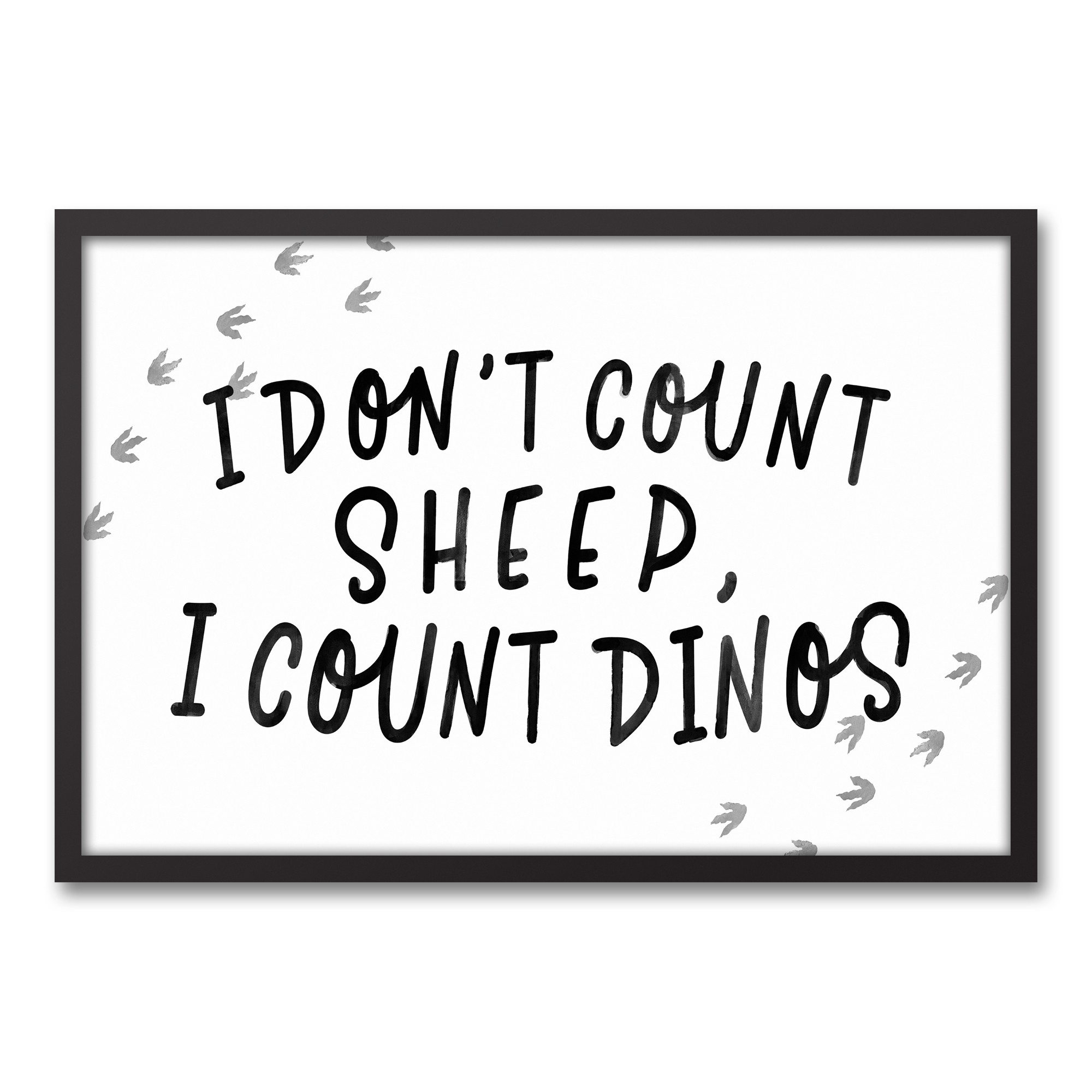 I Don't Count Sheep I Count Dinos Wall Art