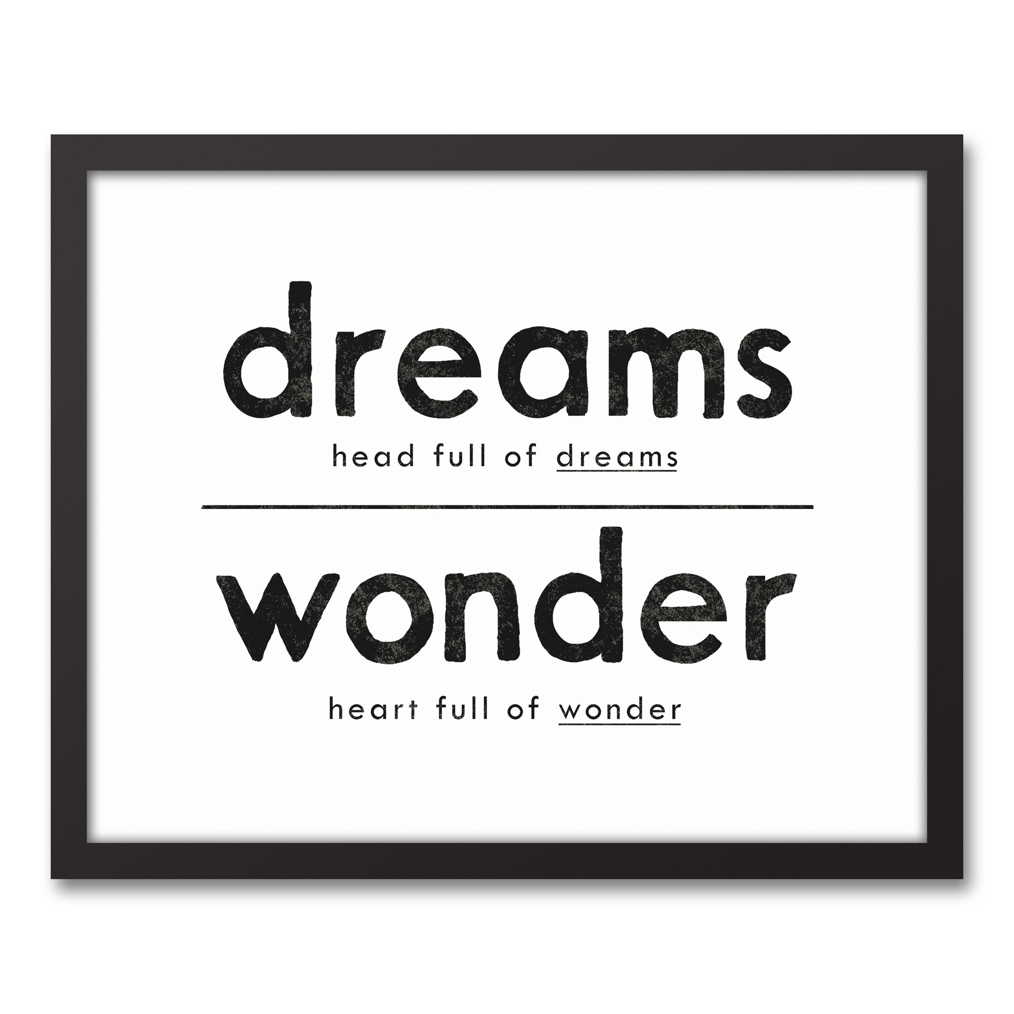 Head of Dreams Heart of Wonder Wall Art