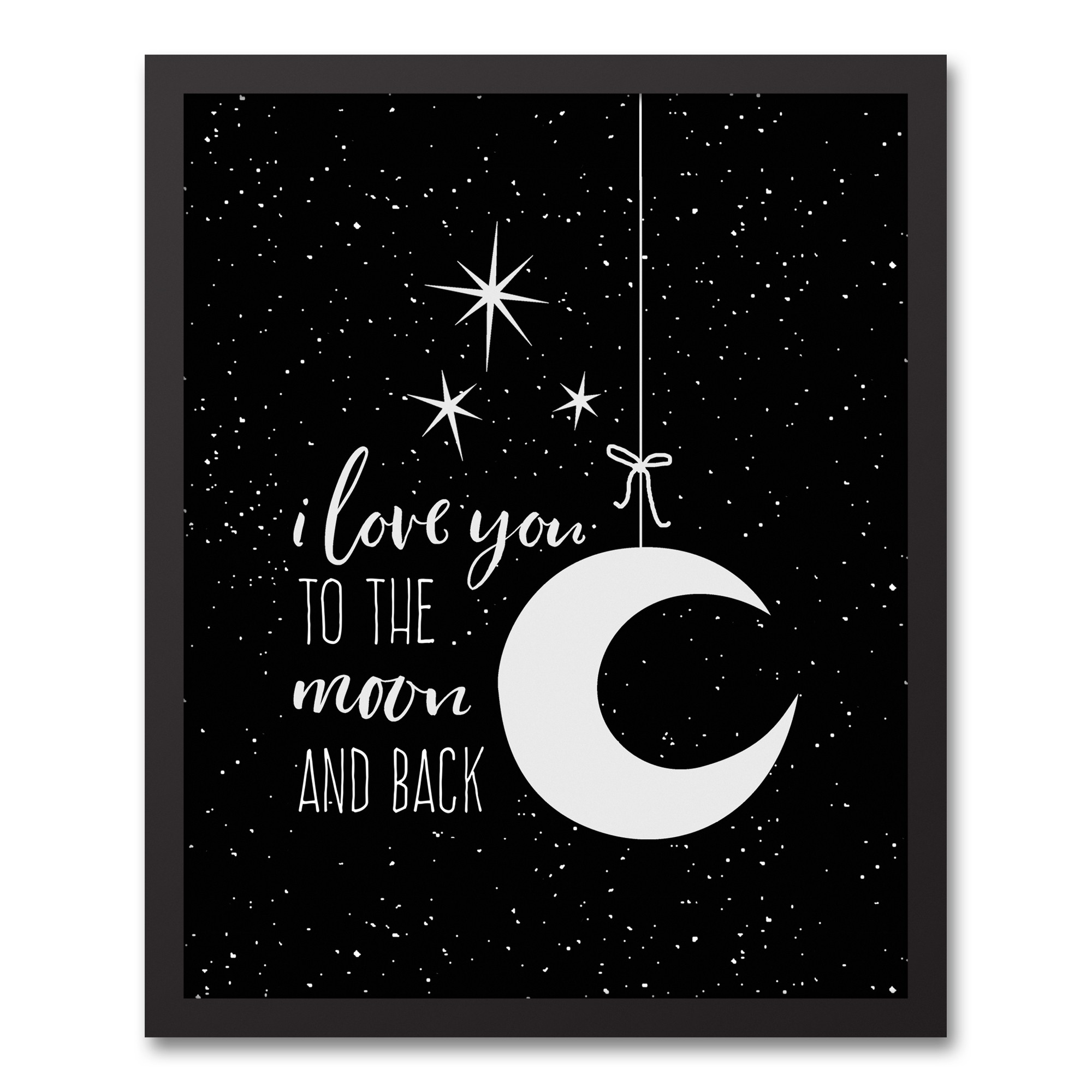I Love You To The Moon Wall Art