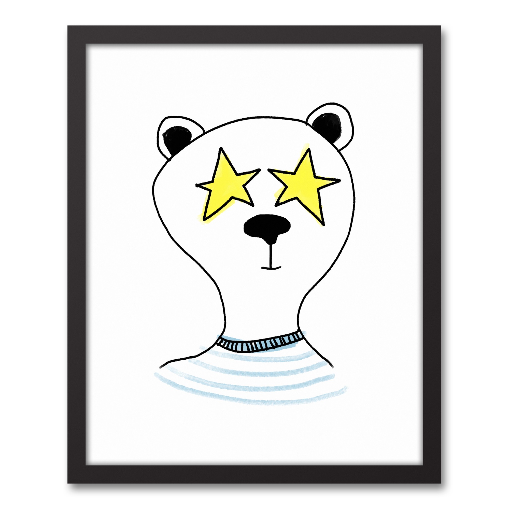 Panda Superstar Wall Art