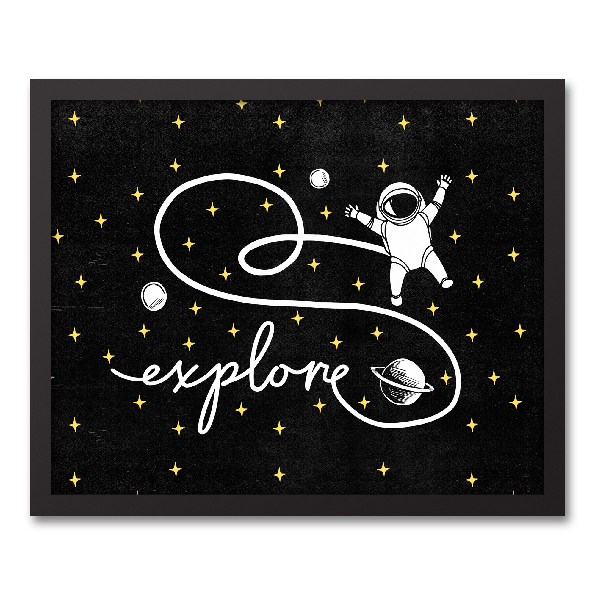 Explore Space Astronaut Wall Art