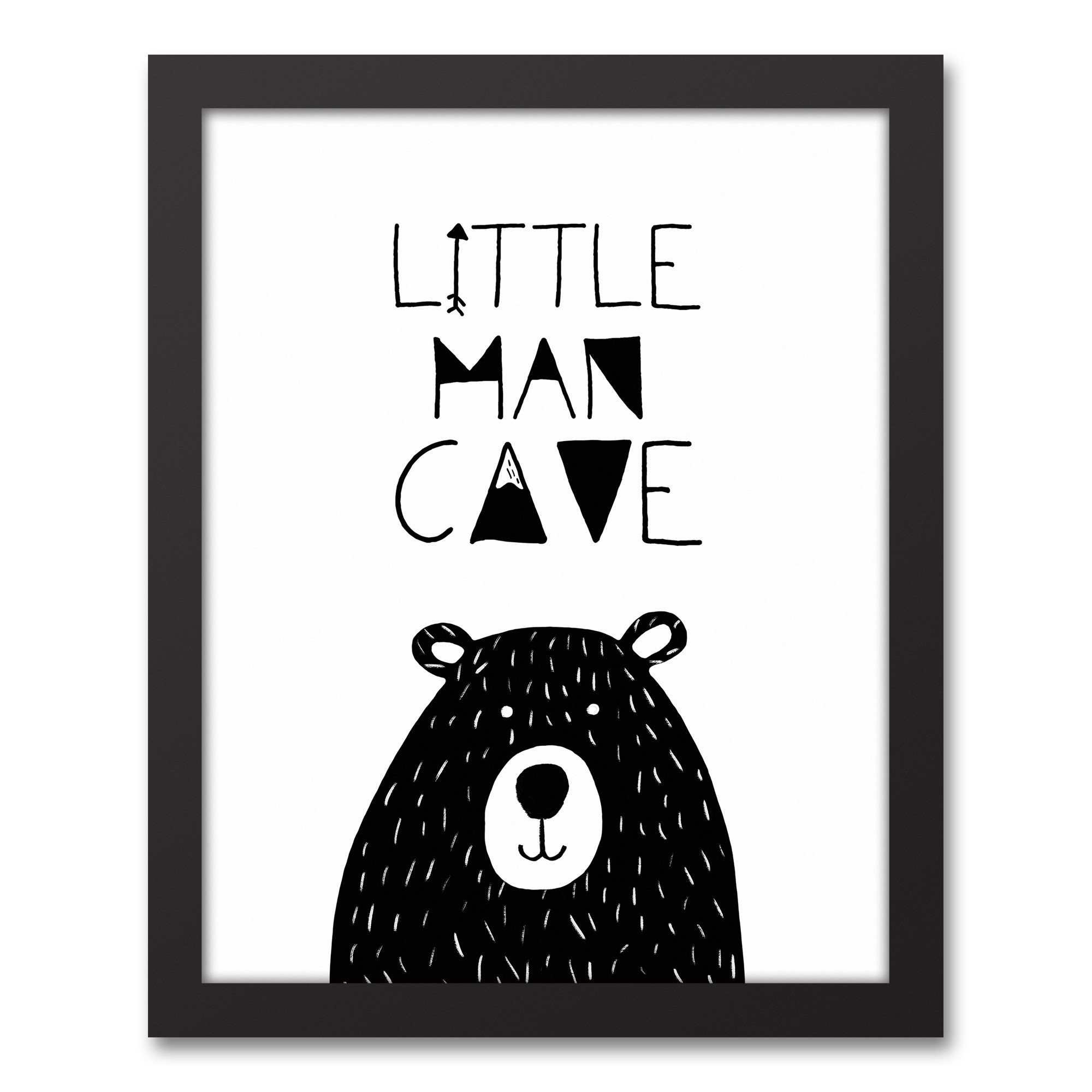 Little Man Cave Wall Art