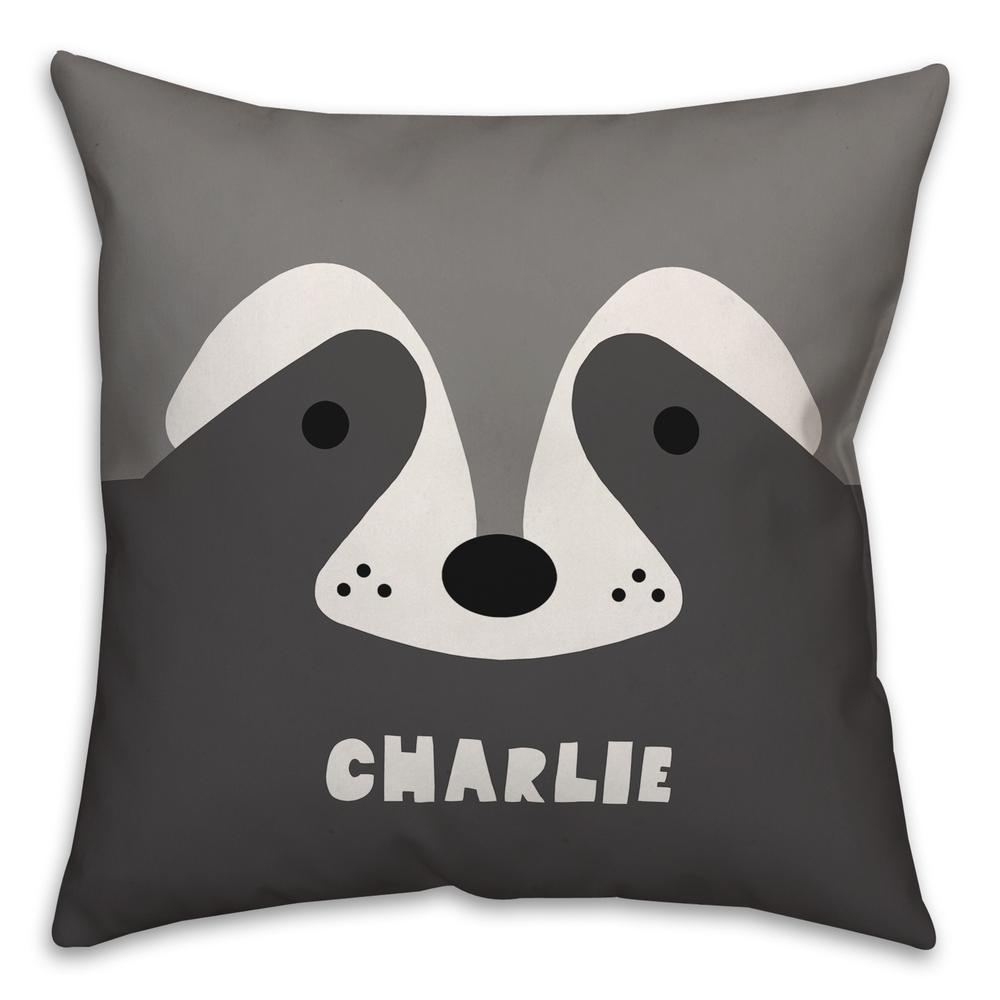 Raccoon Face Friend Pillow