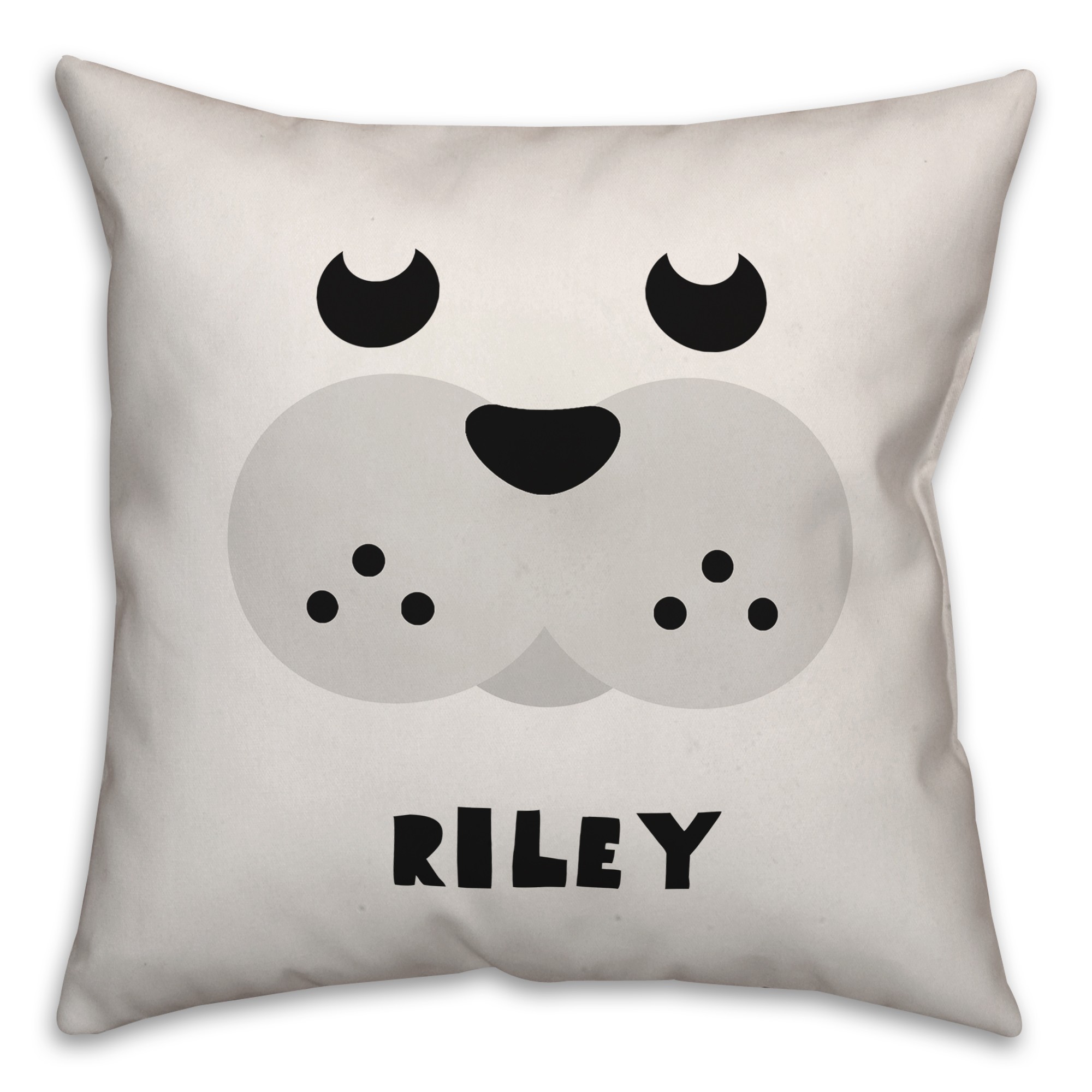 Seal Face Friend Spun Poly Pillow
