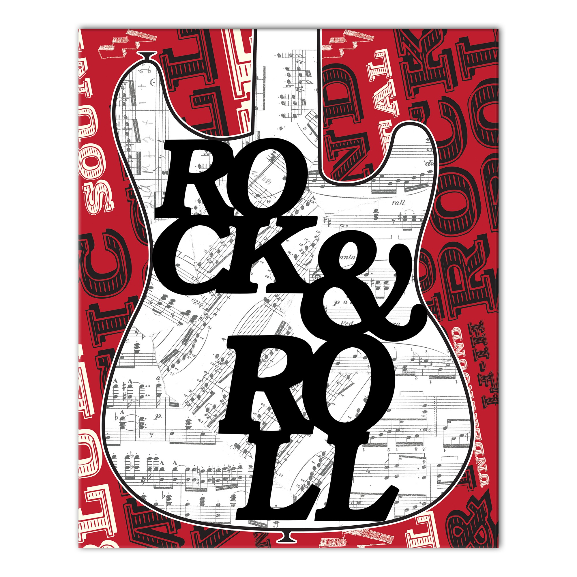 Red Rock N' Roll Wall Art