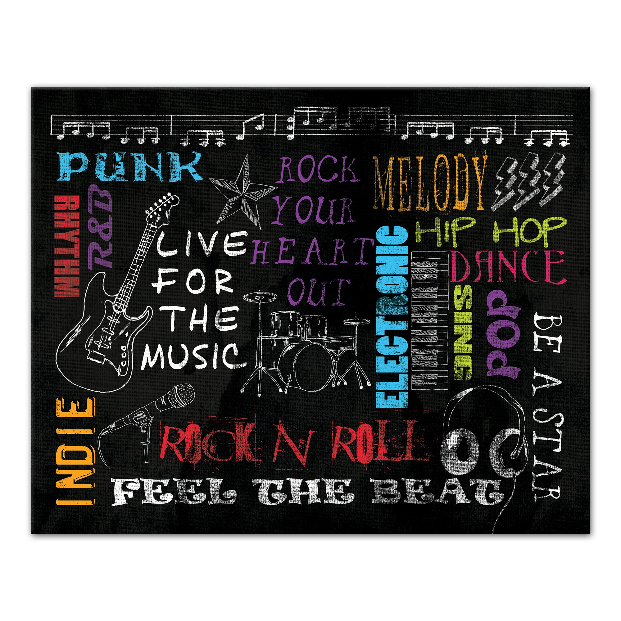 Feel The Beat Wall Art