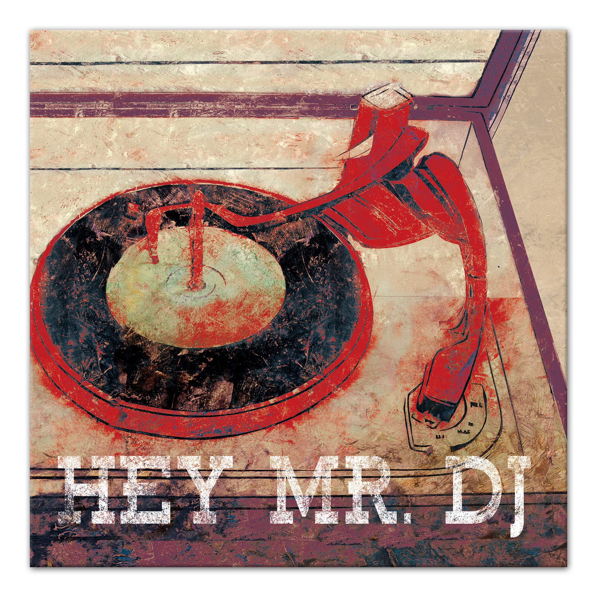 Hey Mr. DJ Table Wall Art