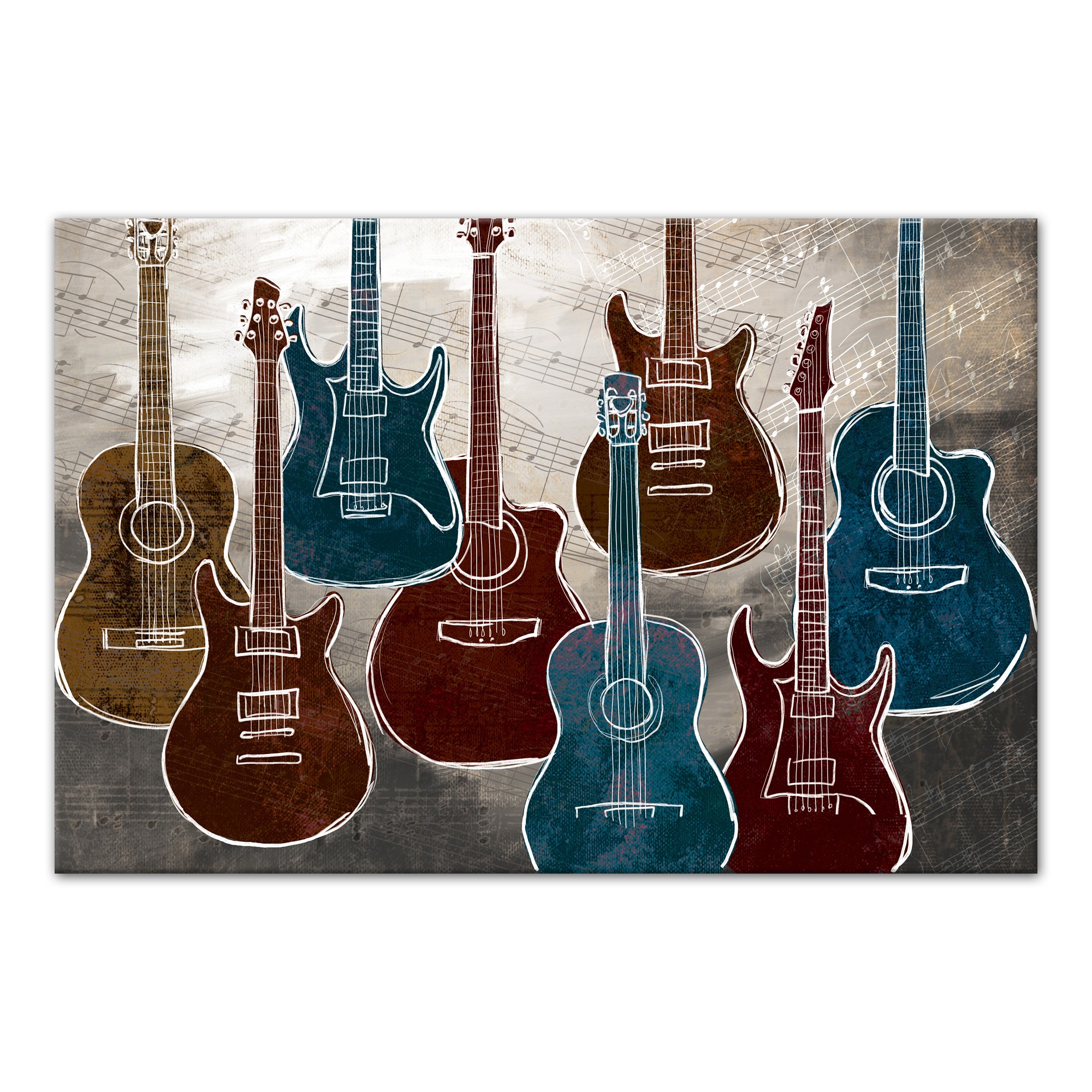 Guitar Party Wall Art