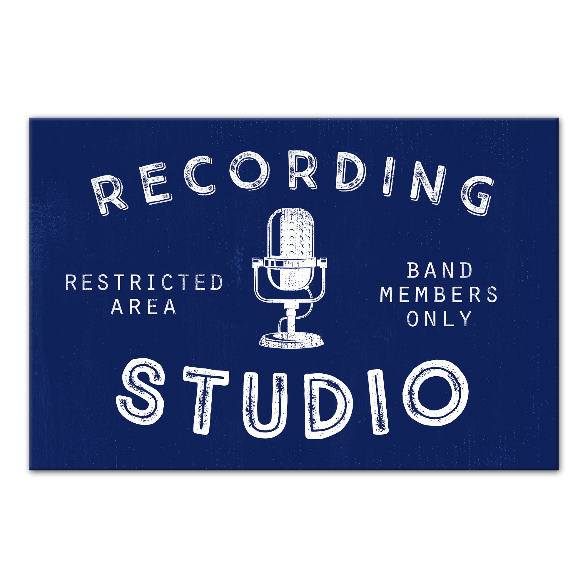 Recording Studio Sign Wall Art