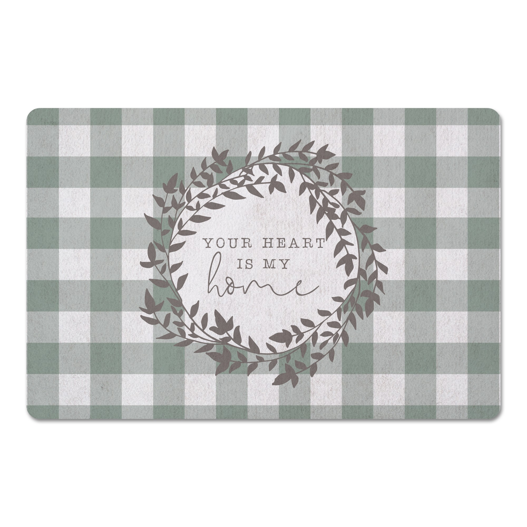 Your Heart Is My Home 27x18 Floor Mat