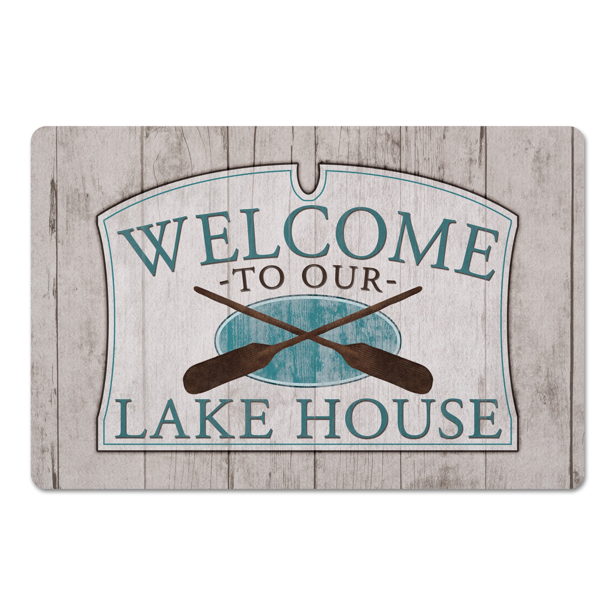 Welcome To The Lakehouse 27x18 Floor Mat