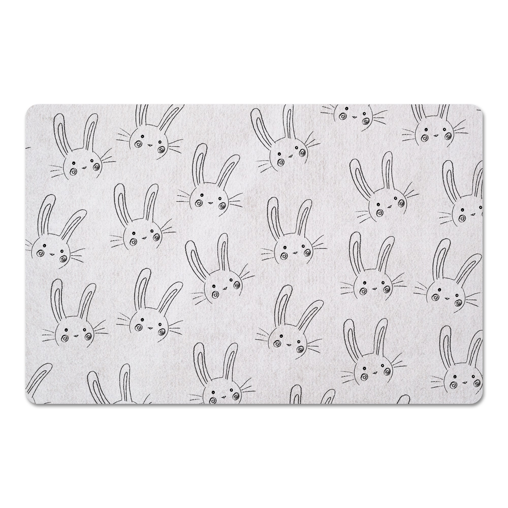 Chalk Bunnies 27x18 Floor Mat