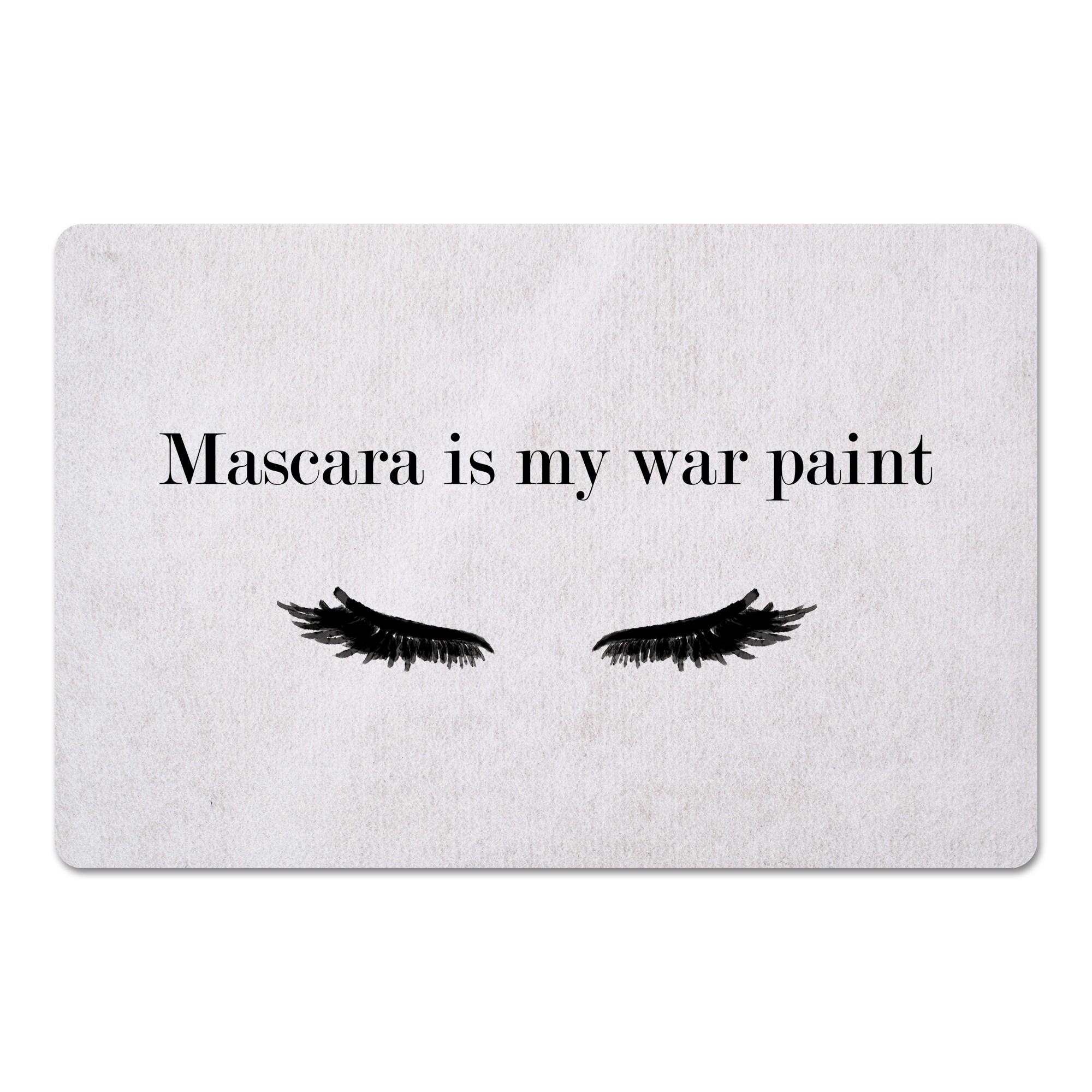 Mascara War Paint 27x18 Floor Mat