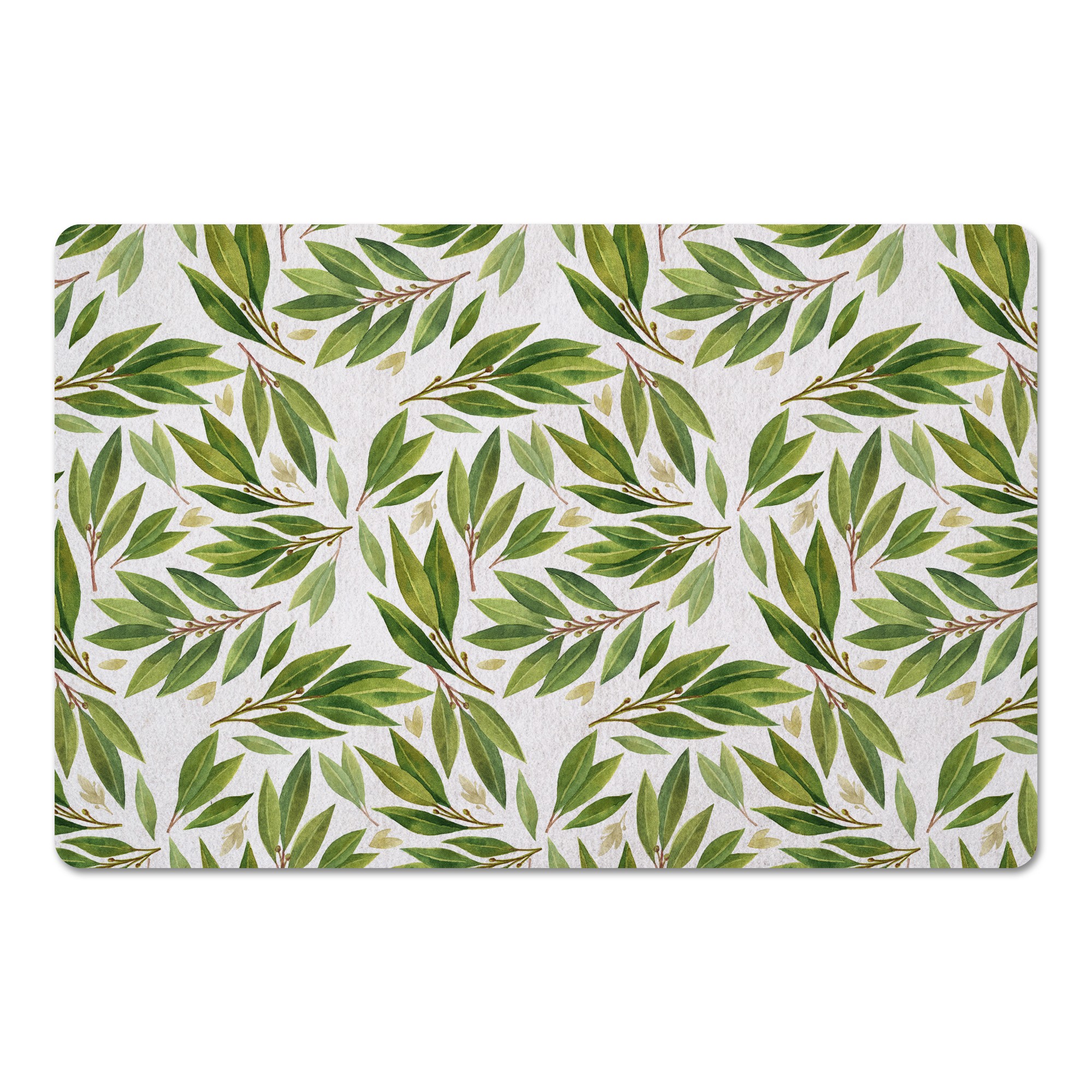 Bontanical Leaves  27x18 Floor Mat
