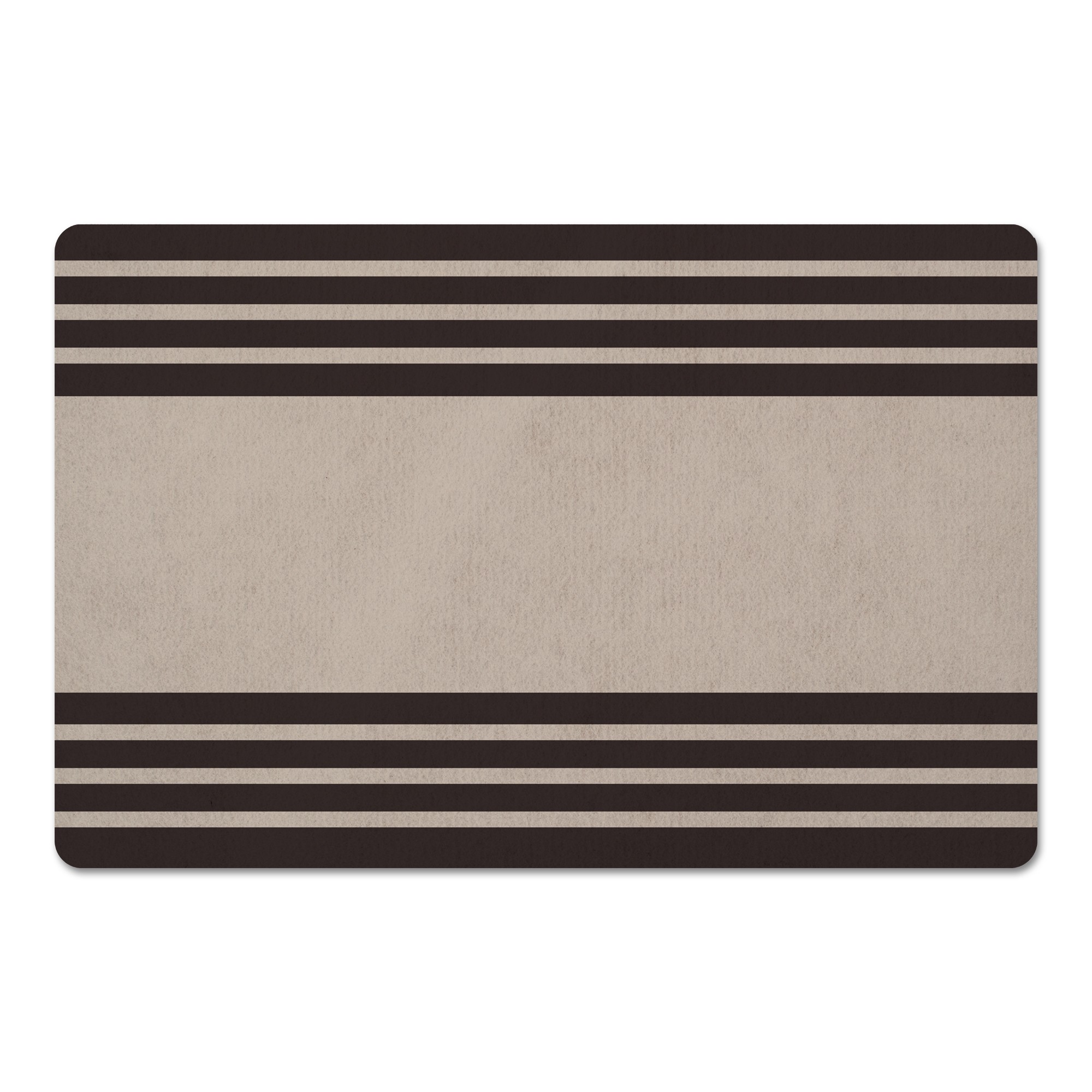 Moose Lodge Stripes 27x18 Floor Mat