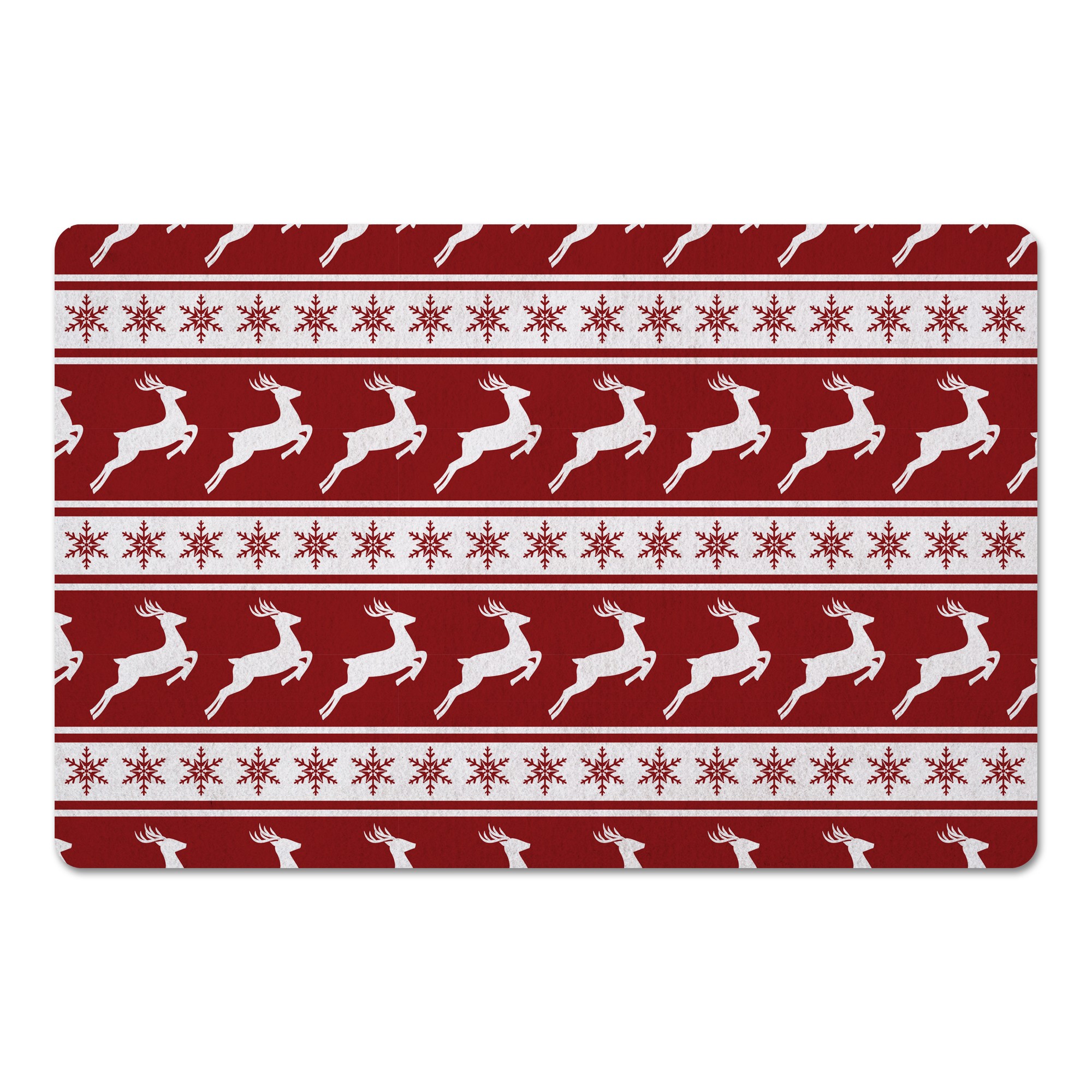 Hopping Reindeers 27x18 Floor Mat