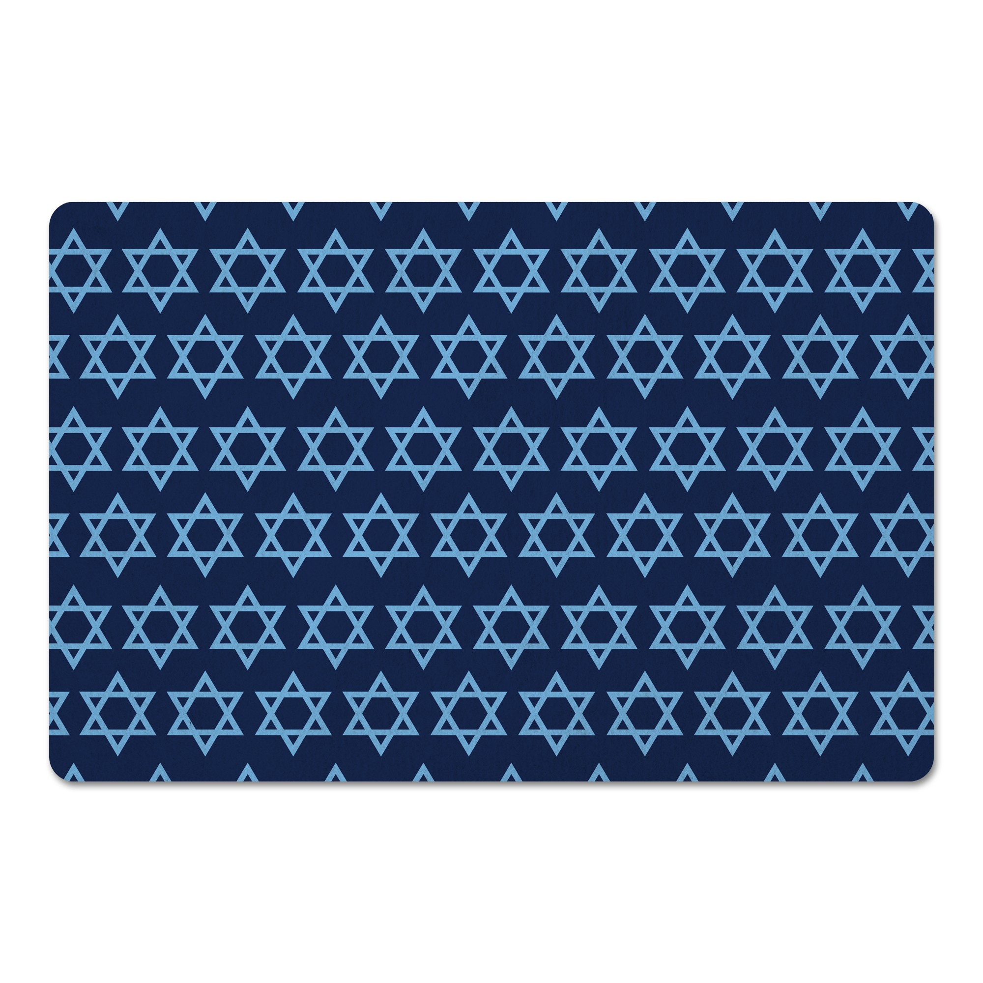 Star Of David 27x18 Floor Mat