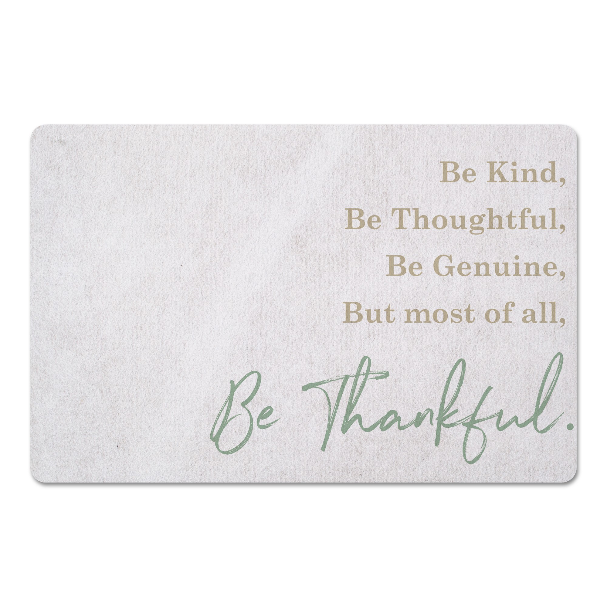 Sage Be Thankful 27x18 Floor Mat