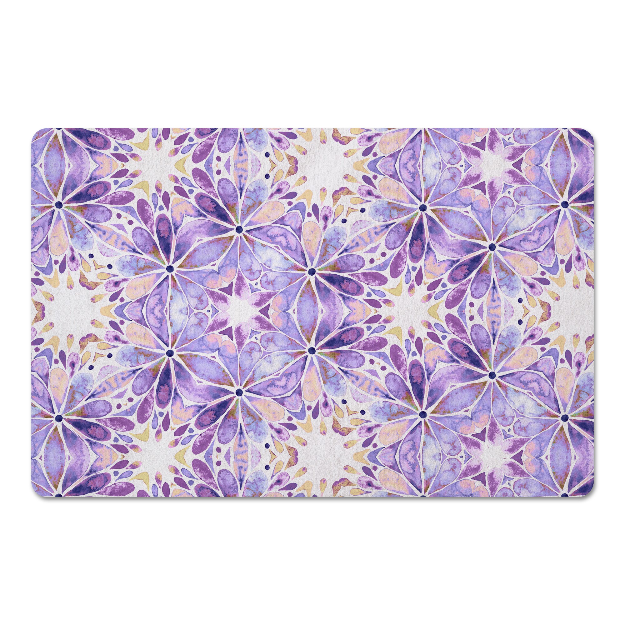 Floral Medallion Kaleidoscope Textiles