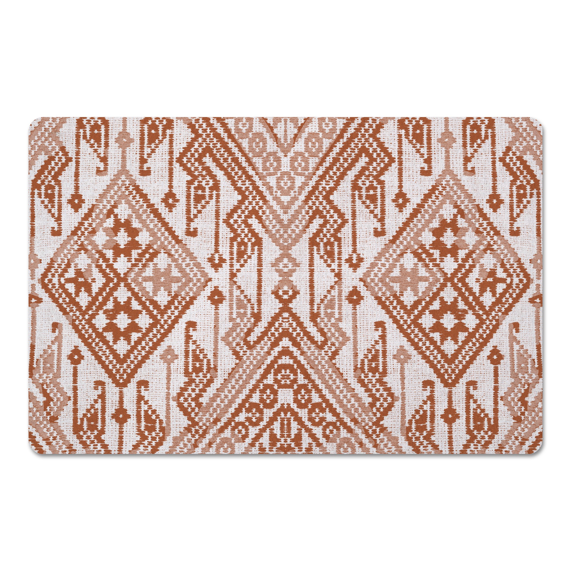 Red and Pink Rug Pattern Textiles