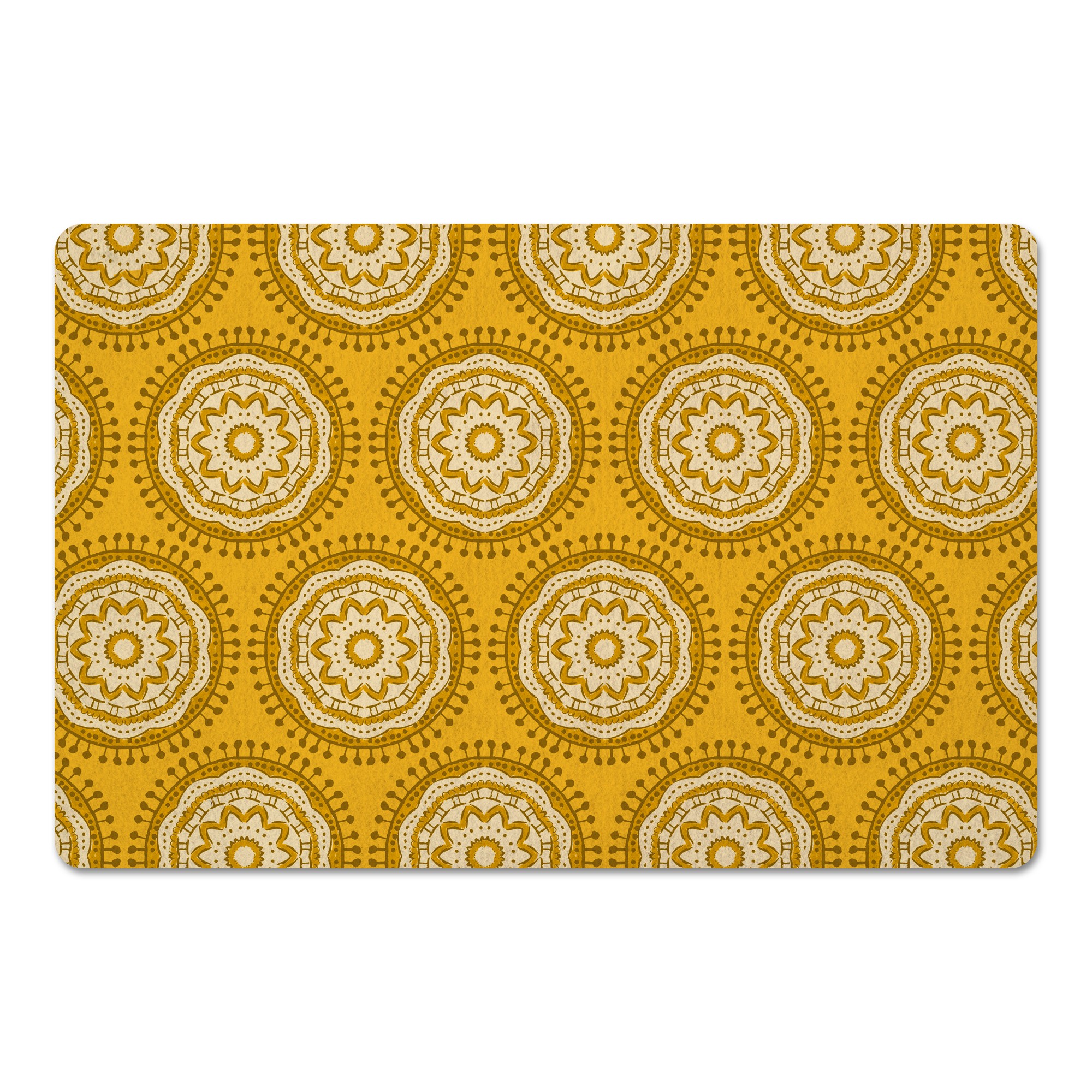 Sketched Medallion  Textiles