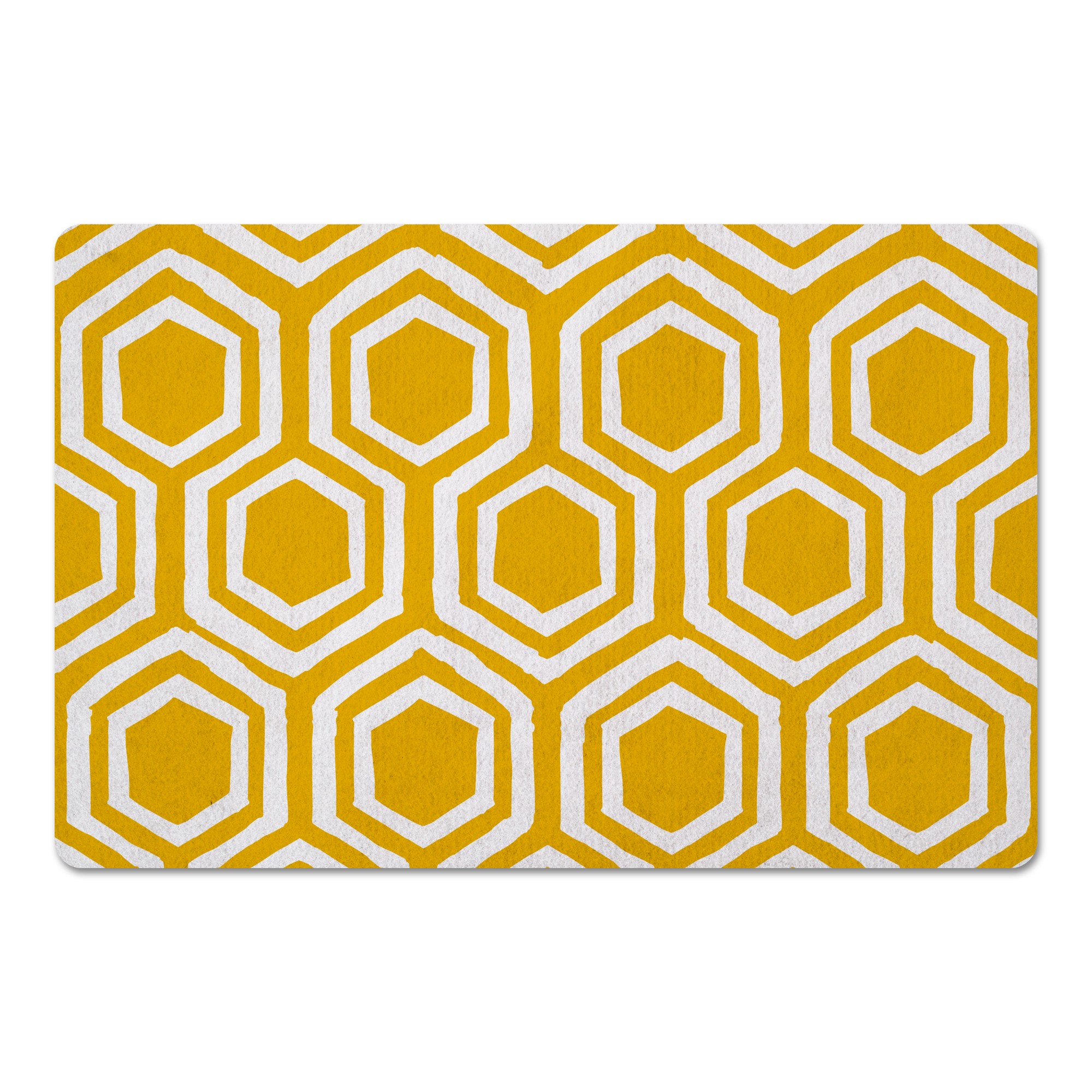 Abstract Hexagons Textiles
