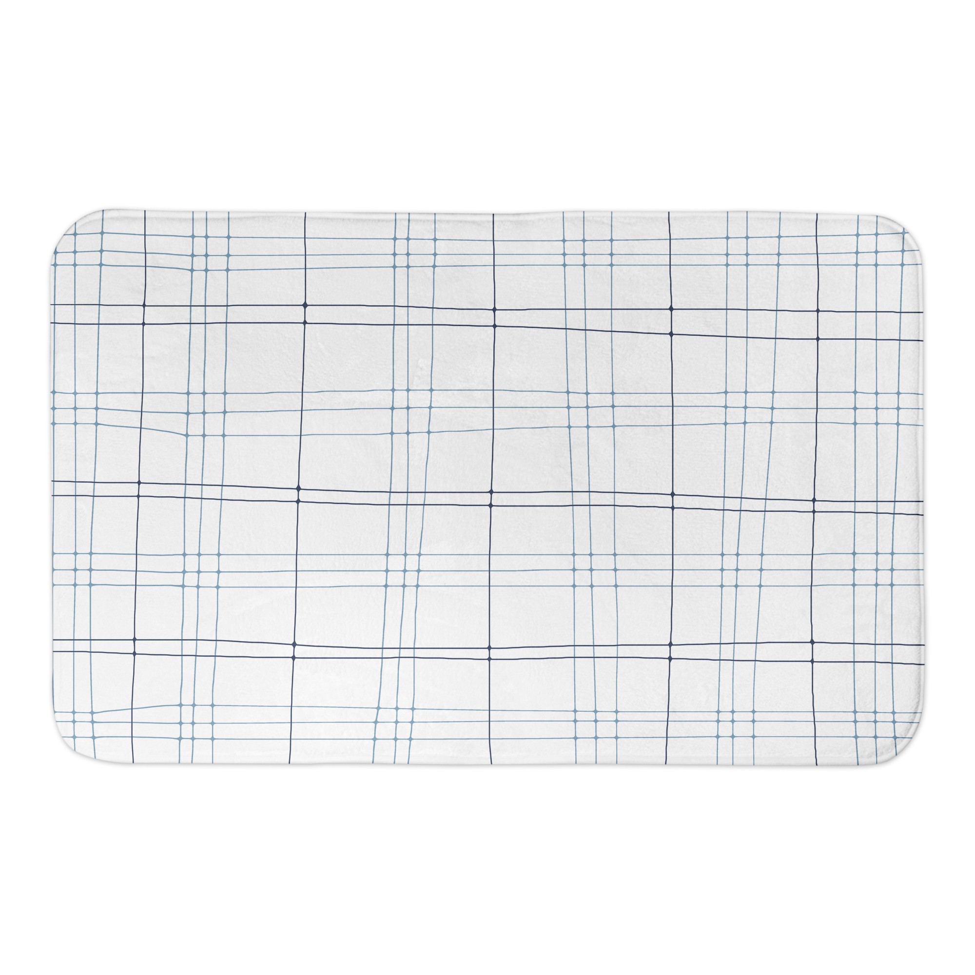 Blessed Checkerboard 34x21 Bath Mat