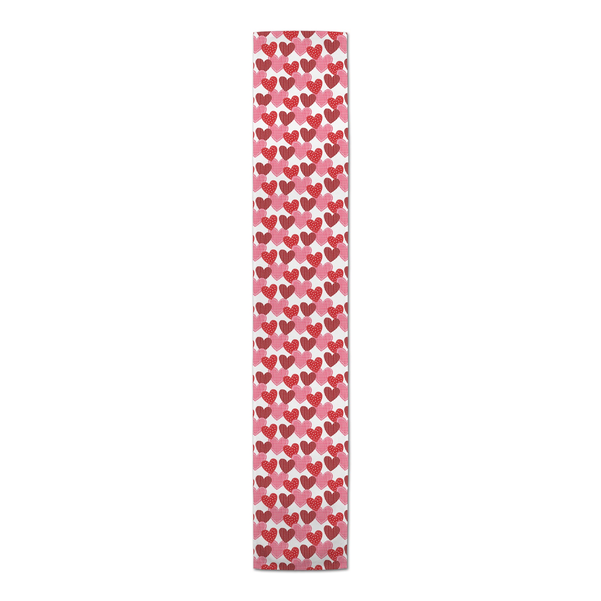 Patchwork Heart Pattern Runner