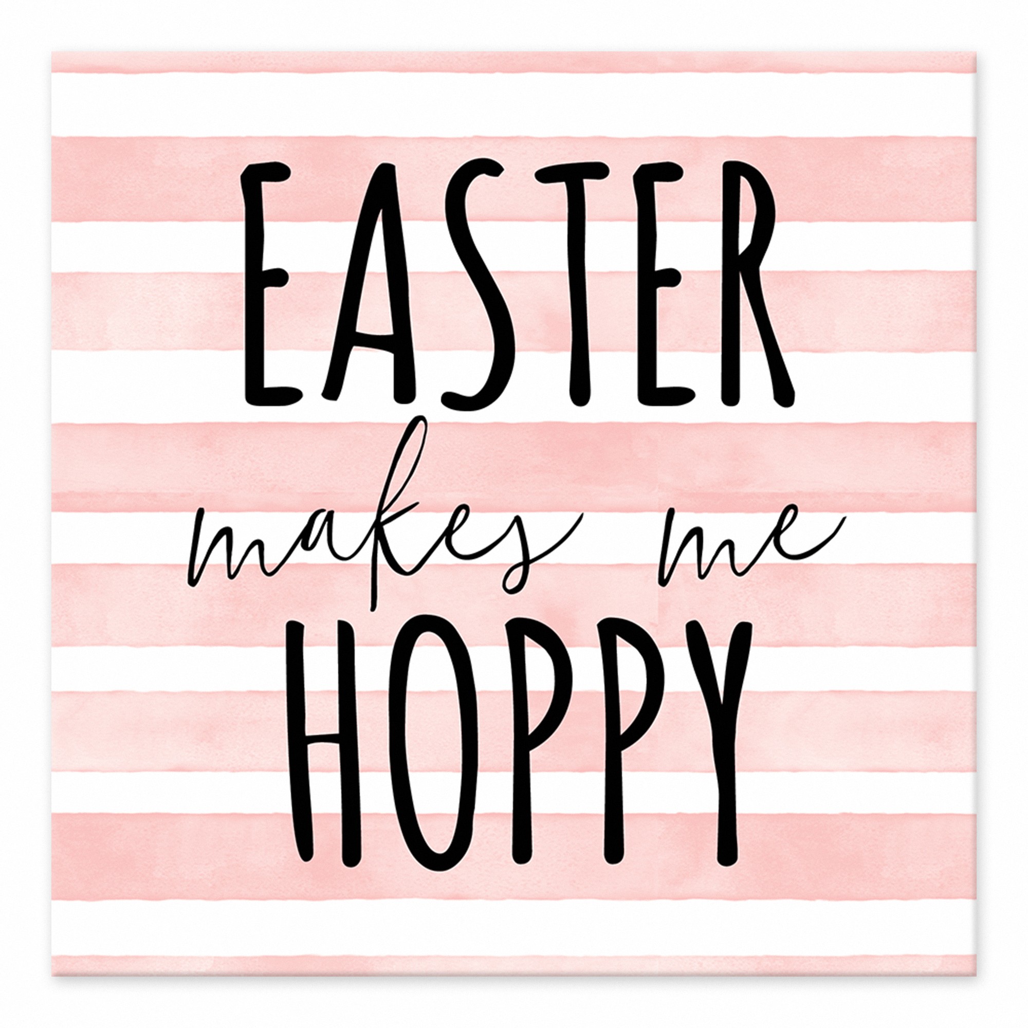 Easter Makes Me Hoppy 6x6 Tabletop Canvas