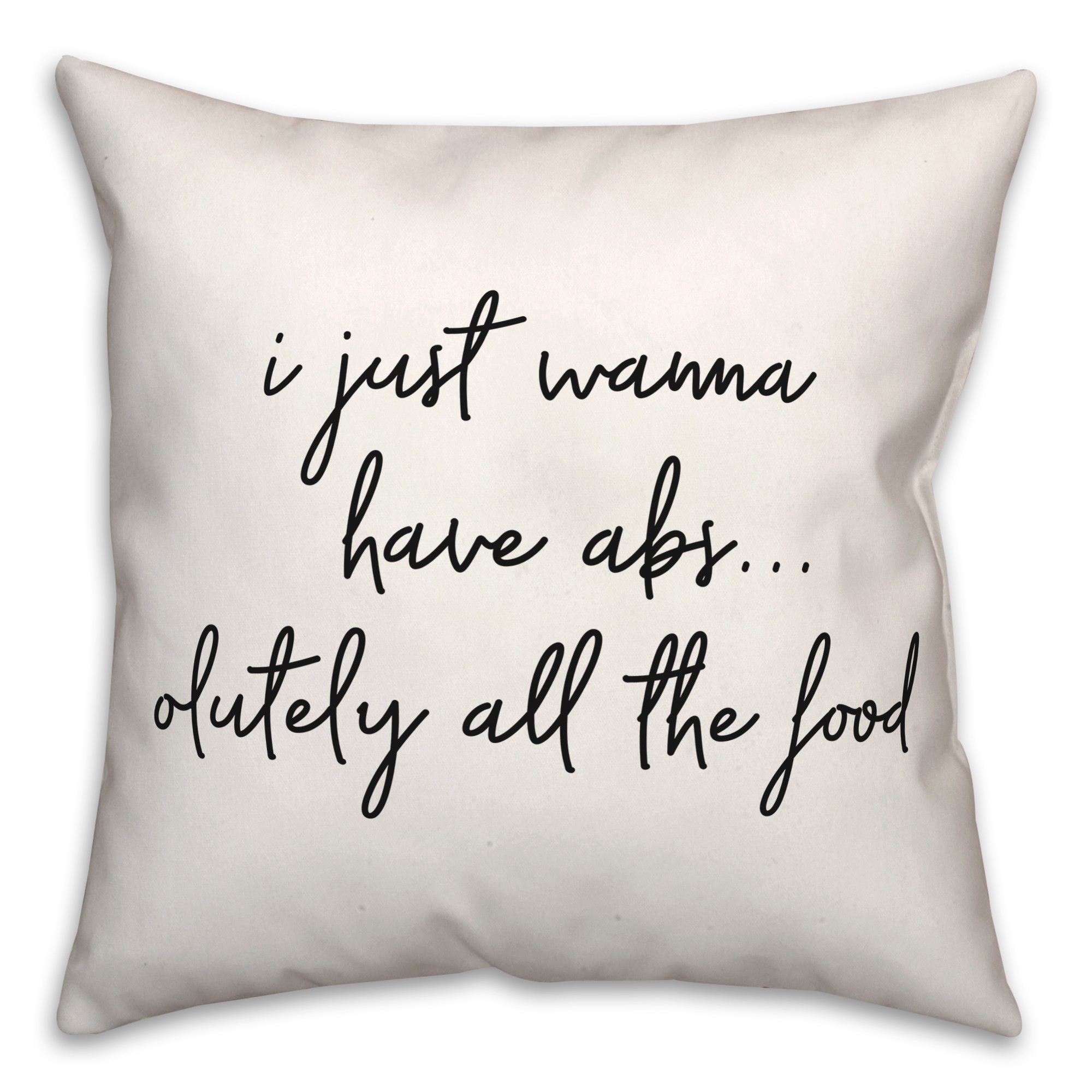 All The Food 18x18 Spun Poly Pillow