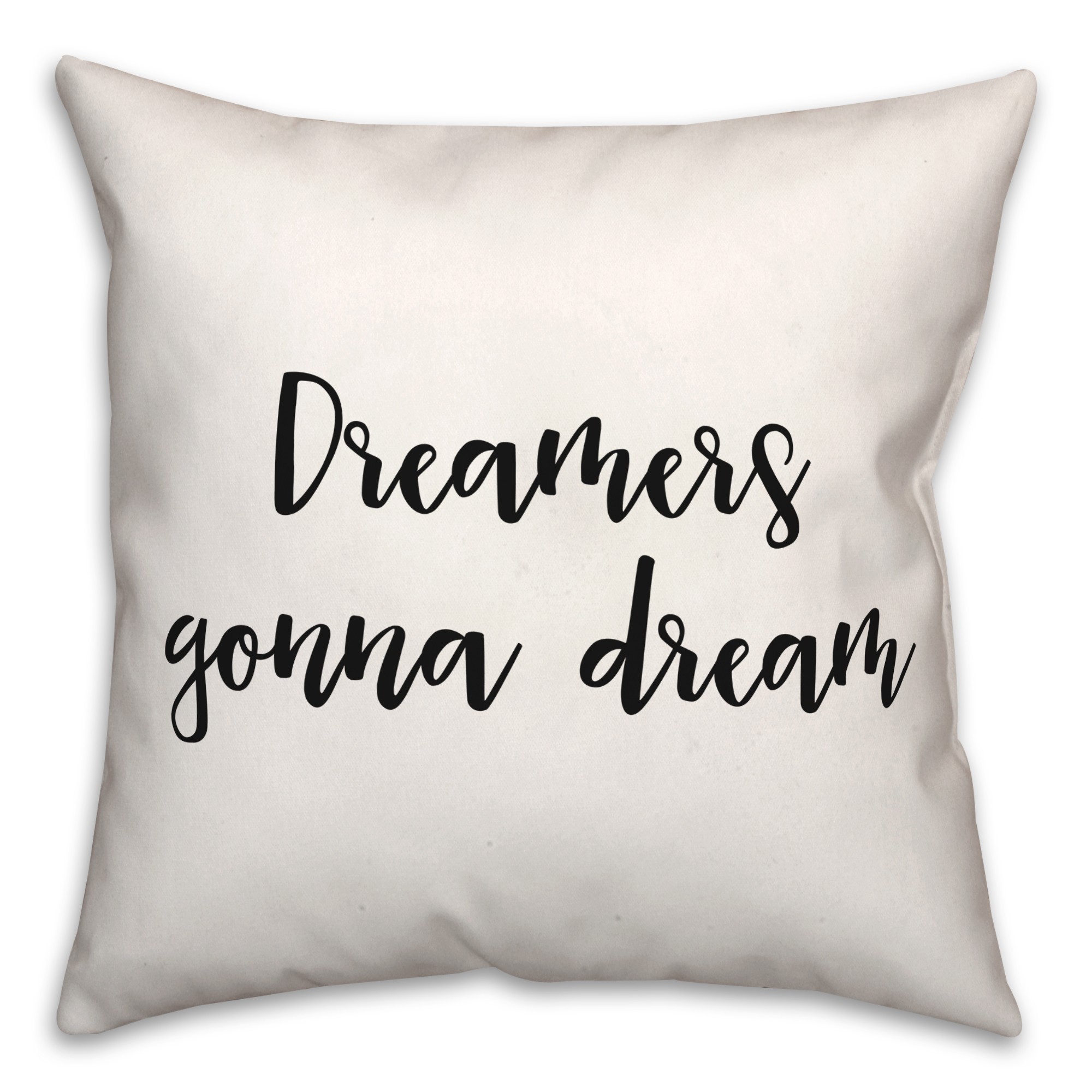 Dreamers Gonna Dream 18x18 Spun Poly Pillow