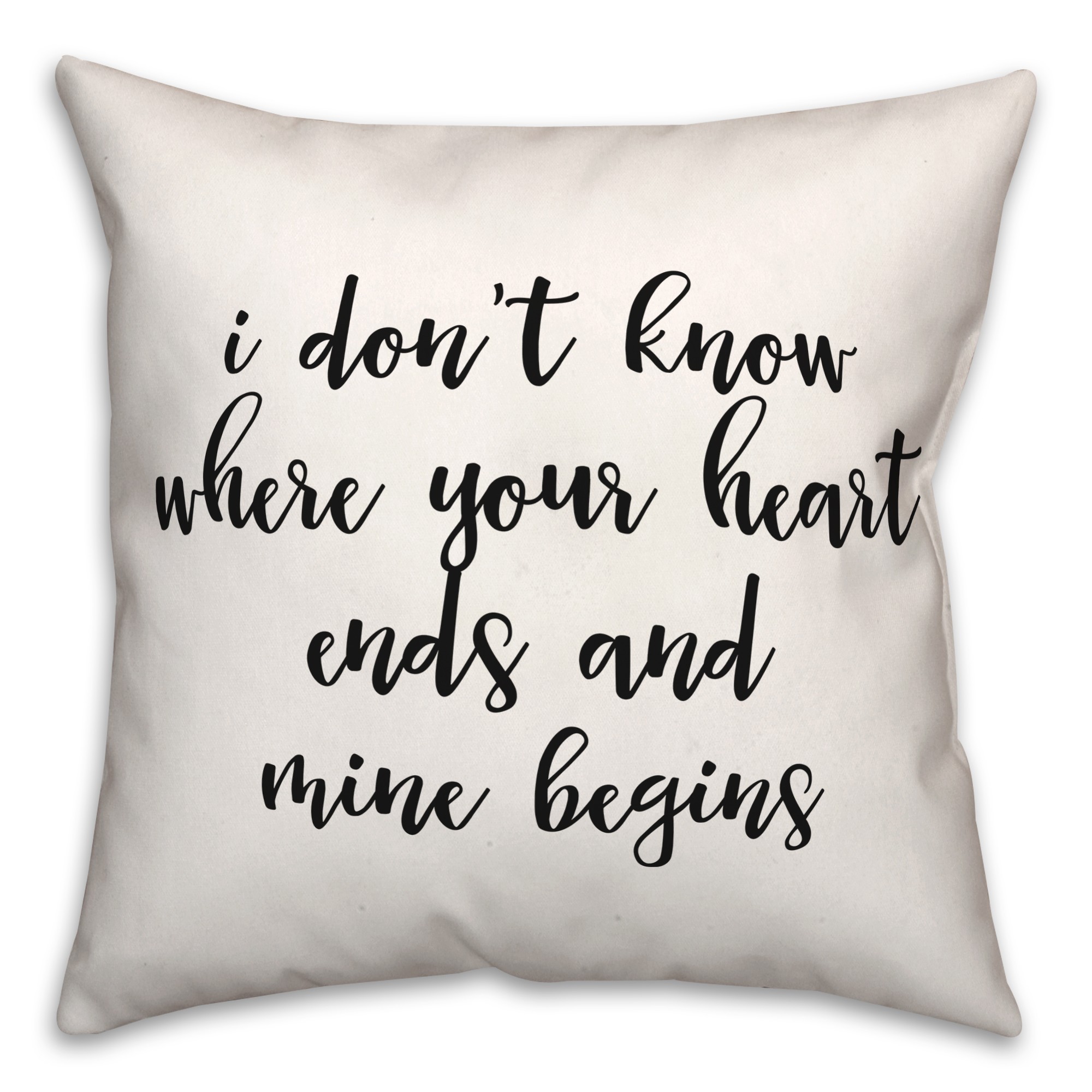 Ends  18x18 Spun Poly Pillow
